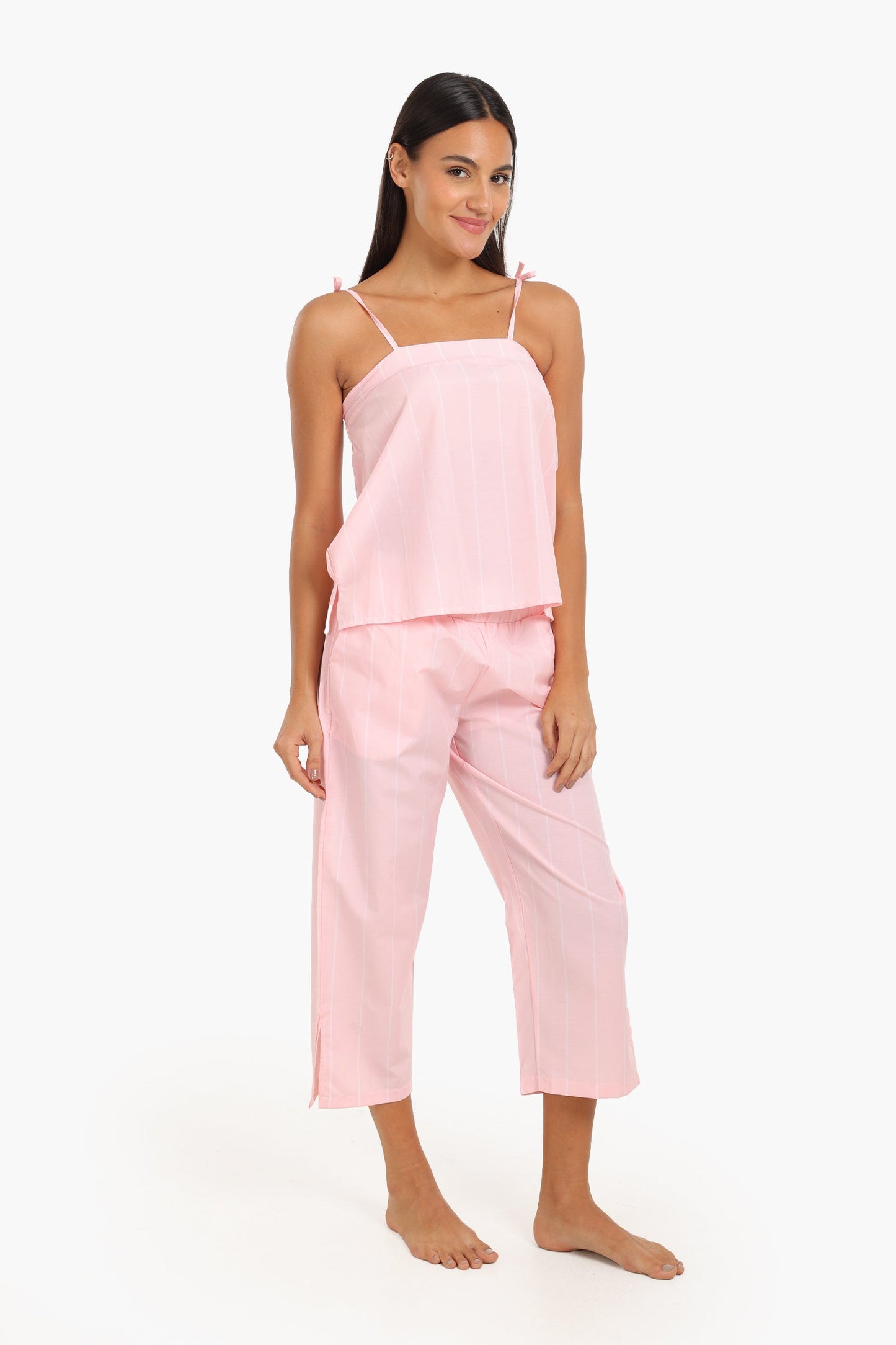Striped Strappy Pyjama Set