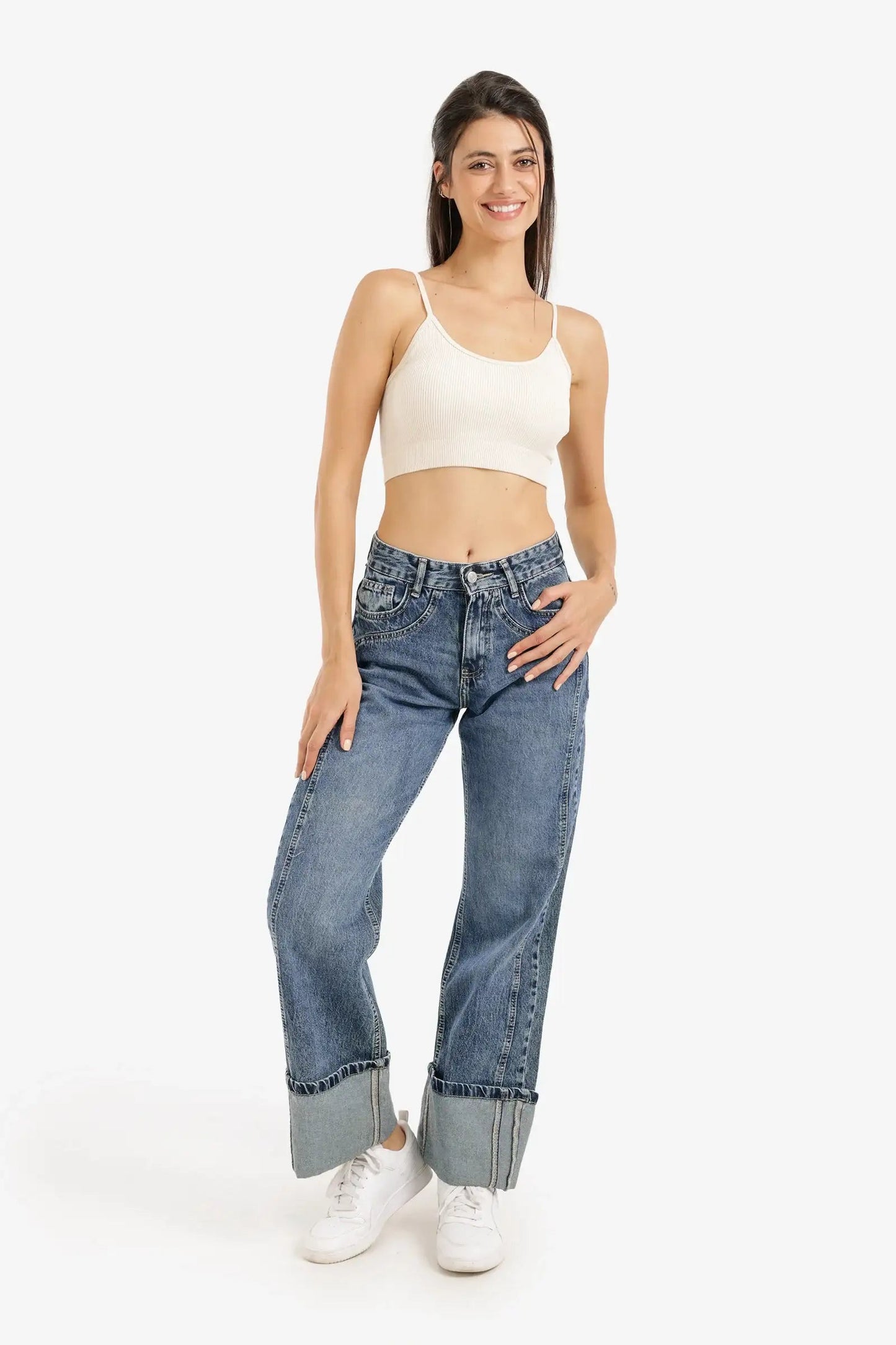 Plunge Round Neck Soft Bra