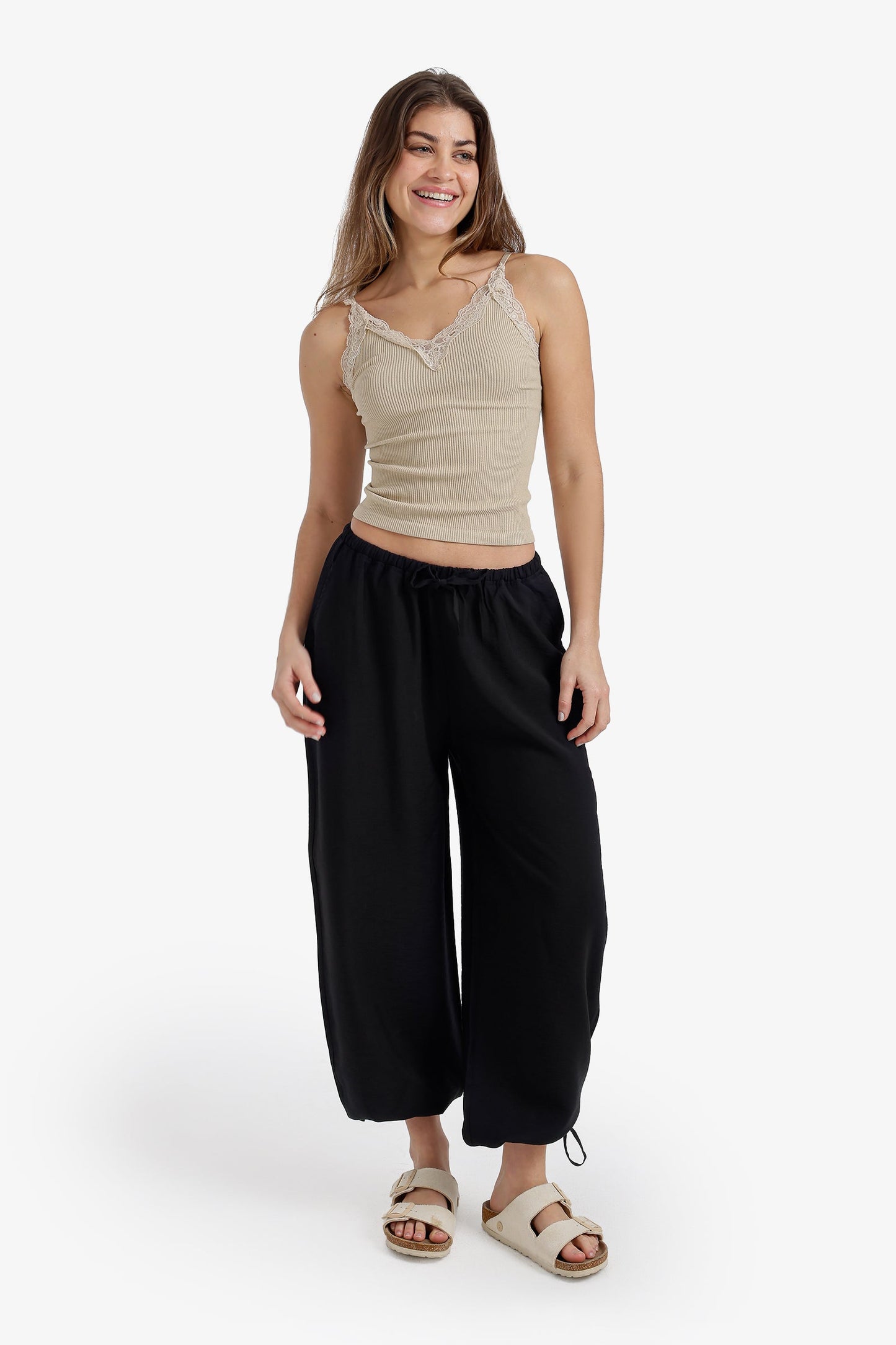 Drawstring Balloon Pants