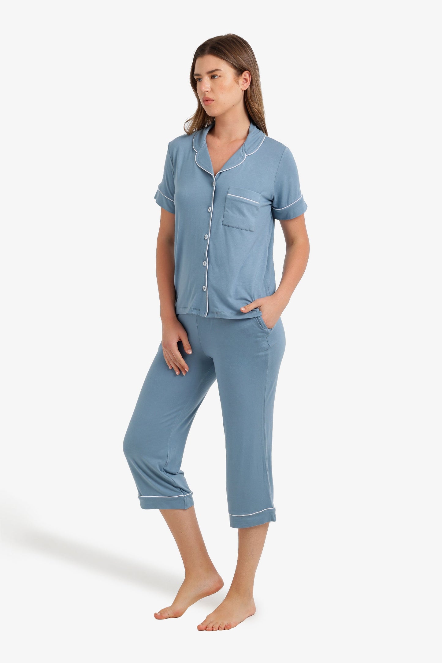 Classic Piping Pyjama Set