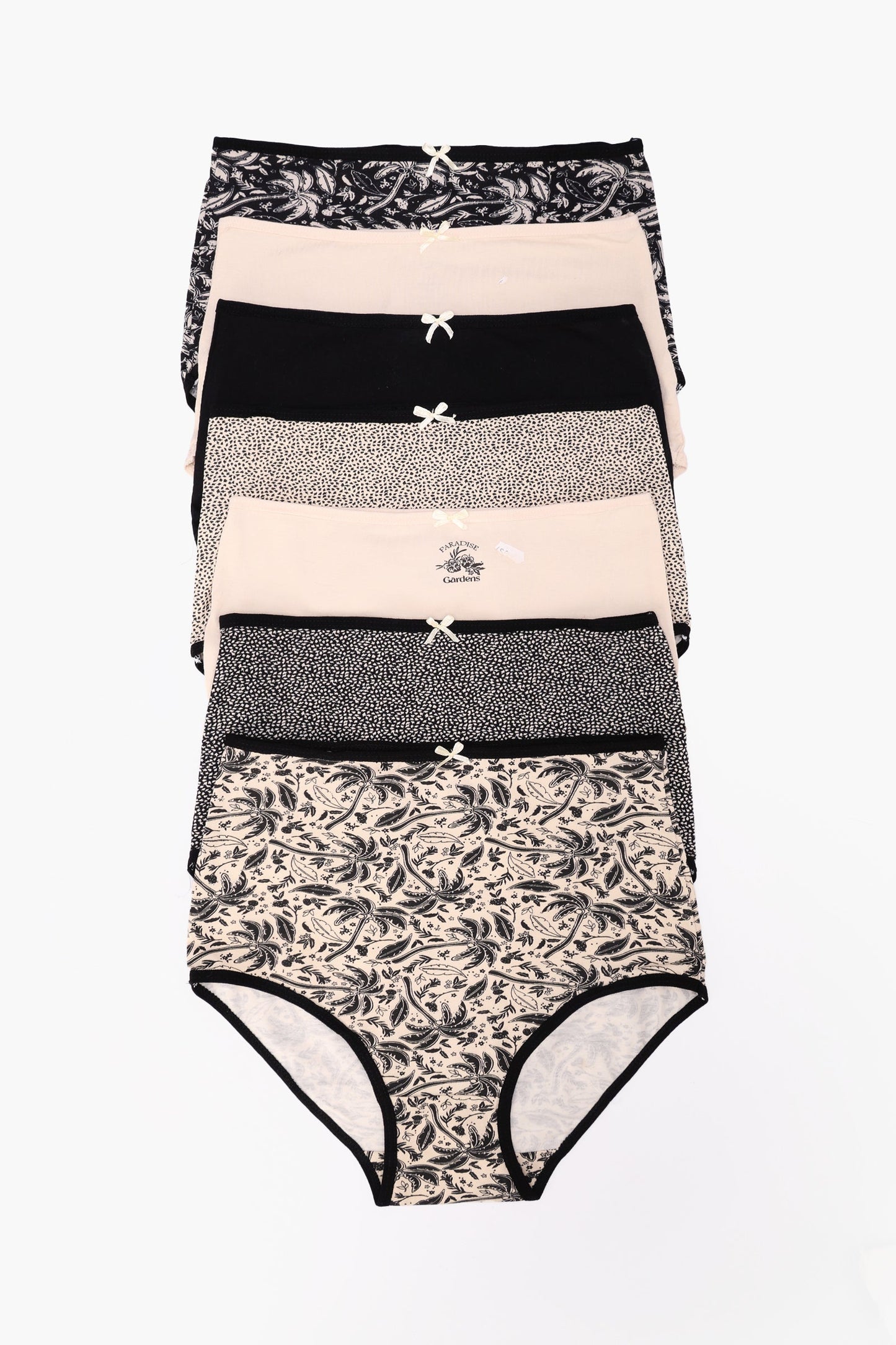Pack of 7 Colored Full Brief Panties