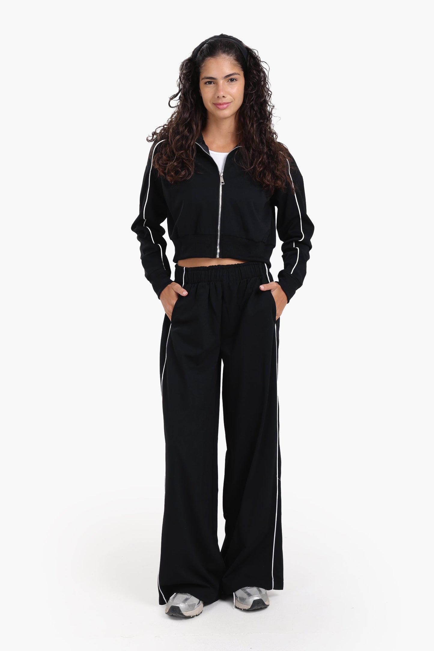 Lounge Jacket with Side Stripes