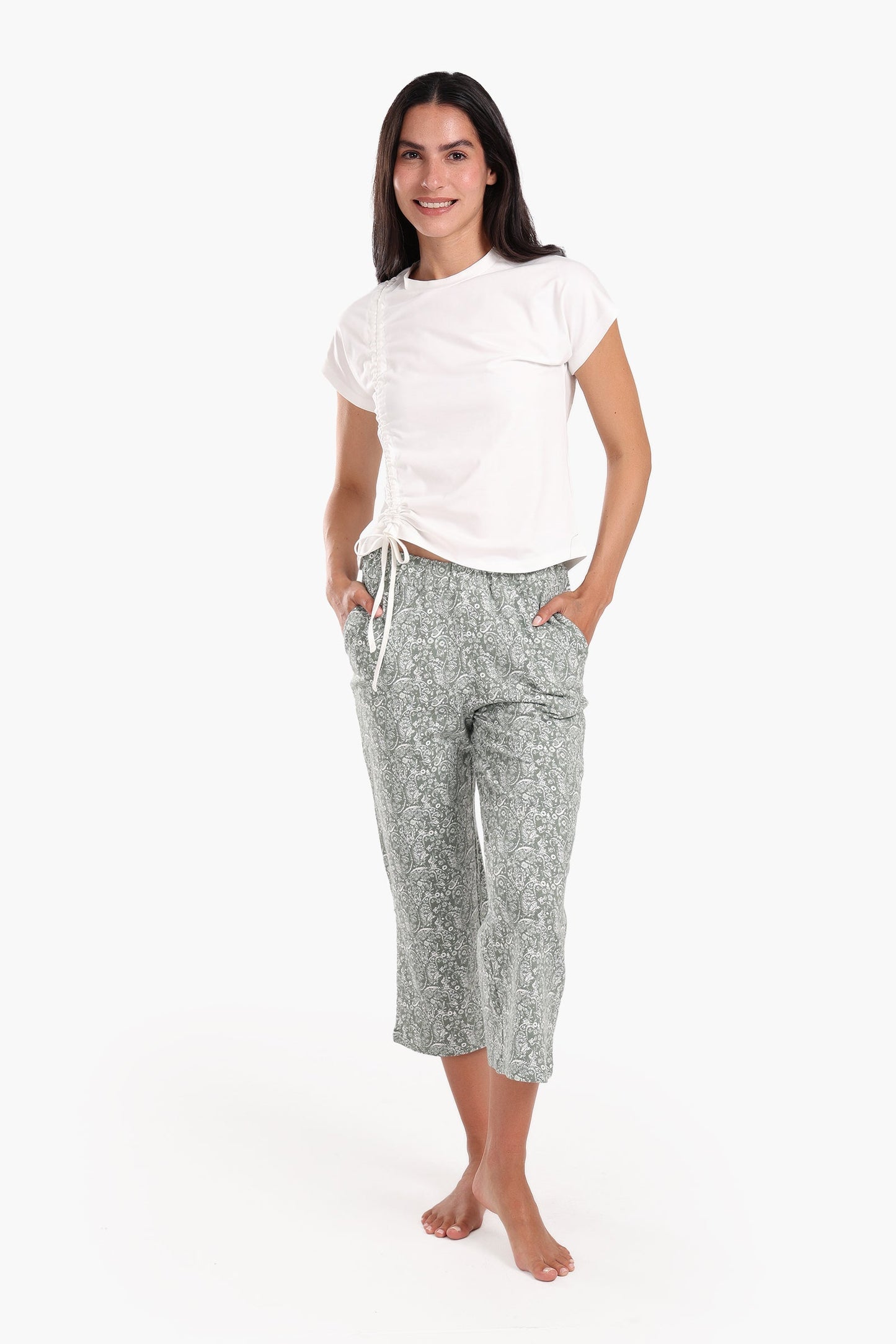 Cotton Capri Pyjama Set