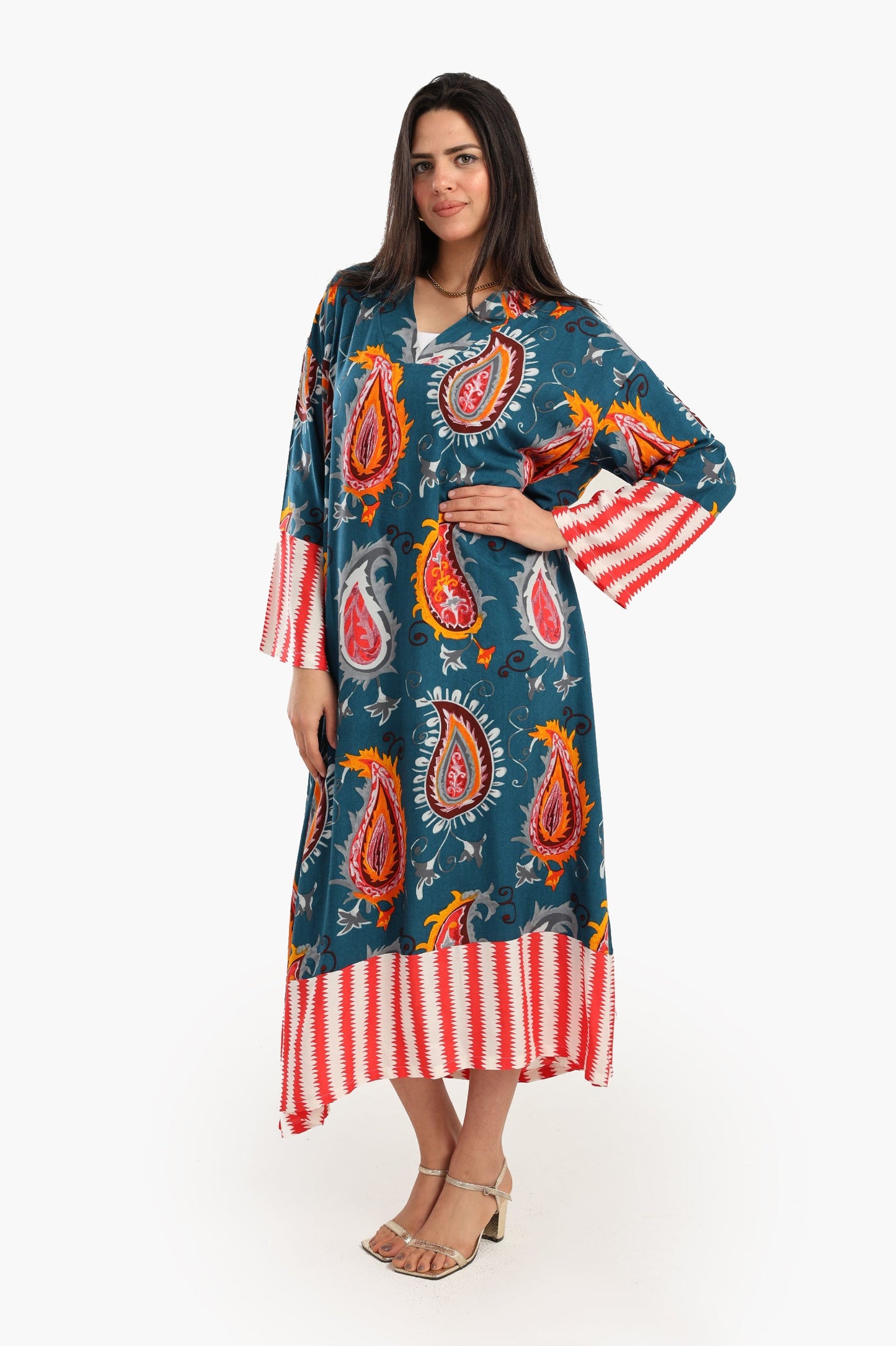 Colored Viscose Abaya