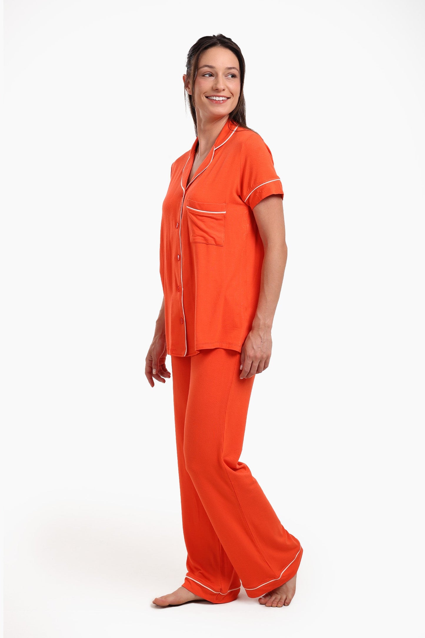 Classic Orange Pyjama Set