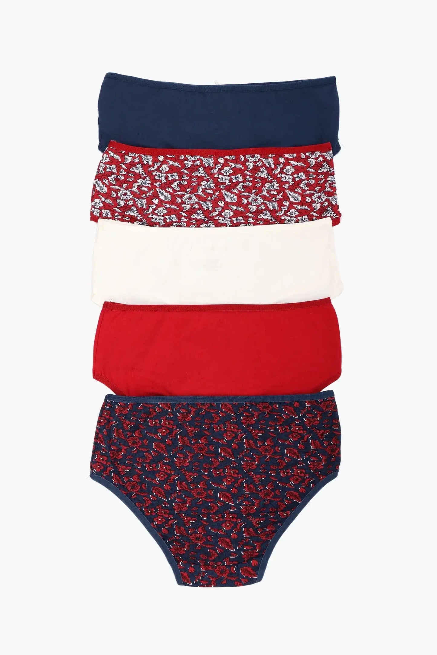 Pack of 5 Colored Brief Panties