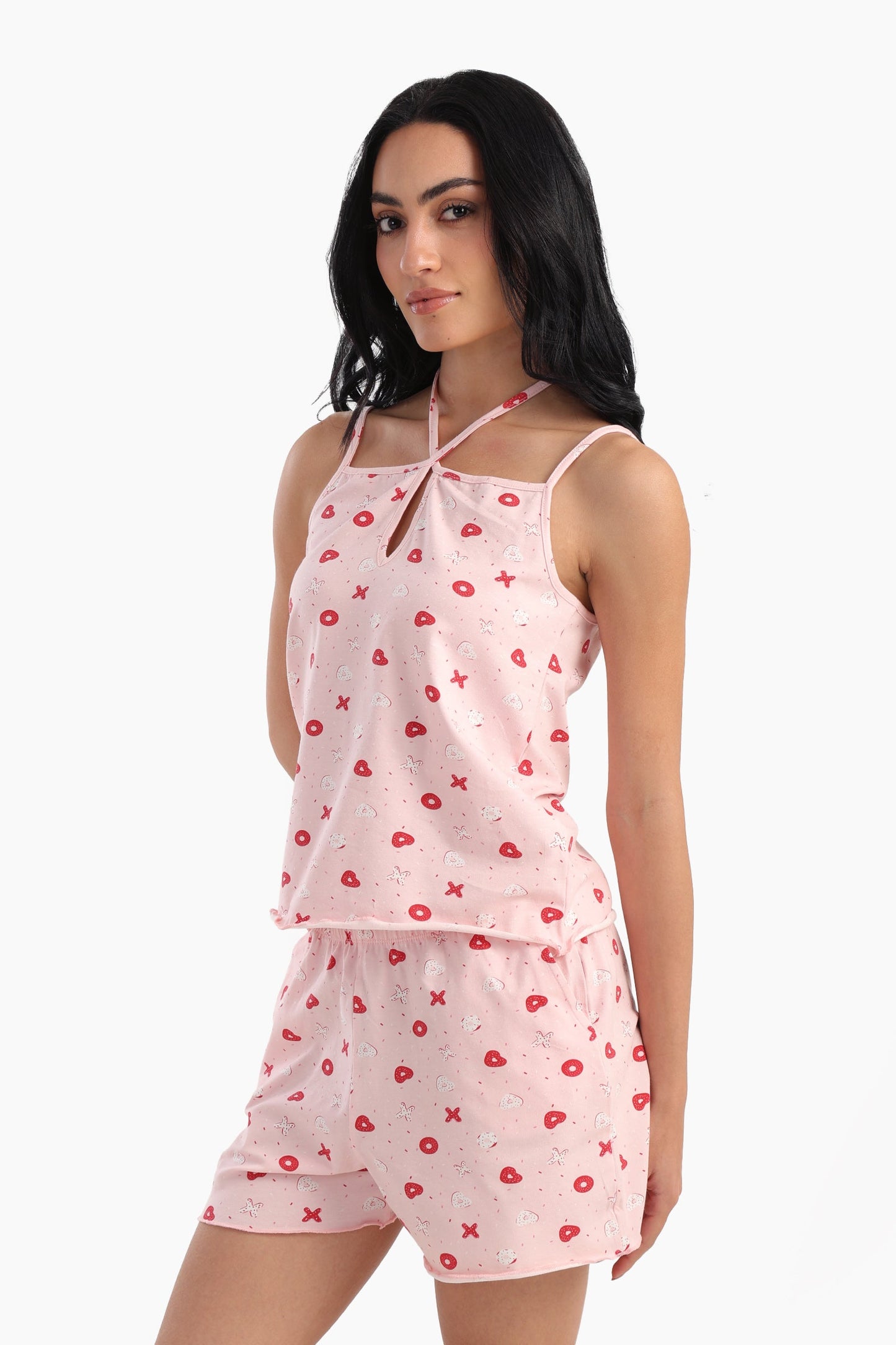 Halter Neck Pyjama Set