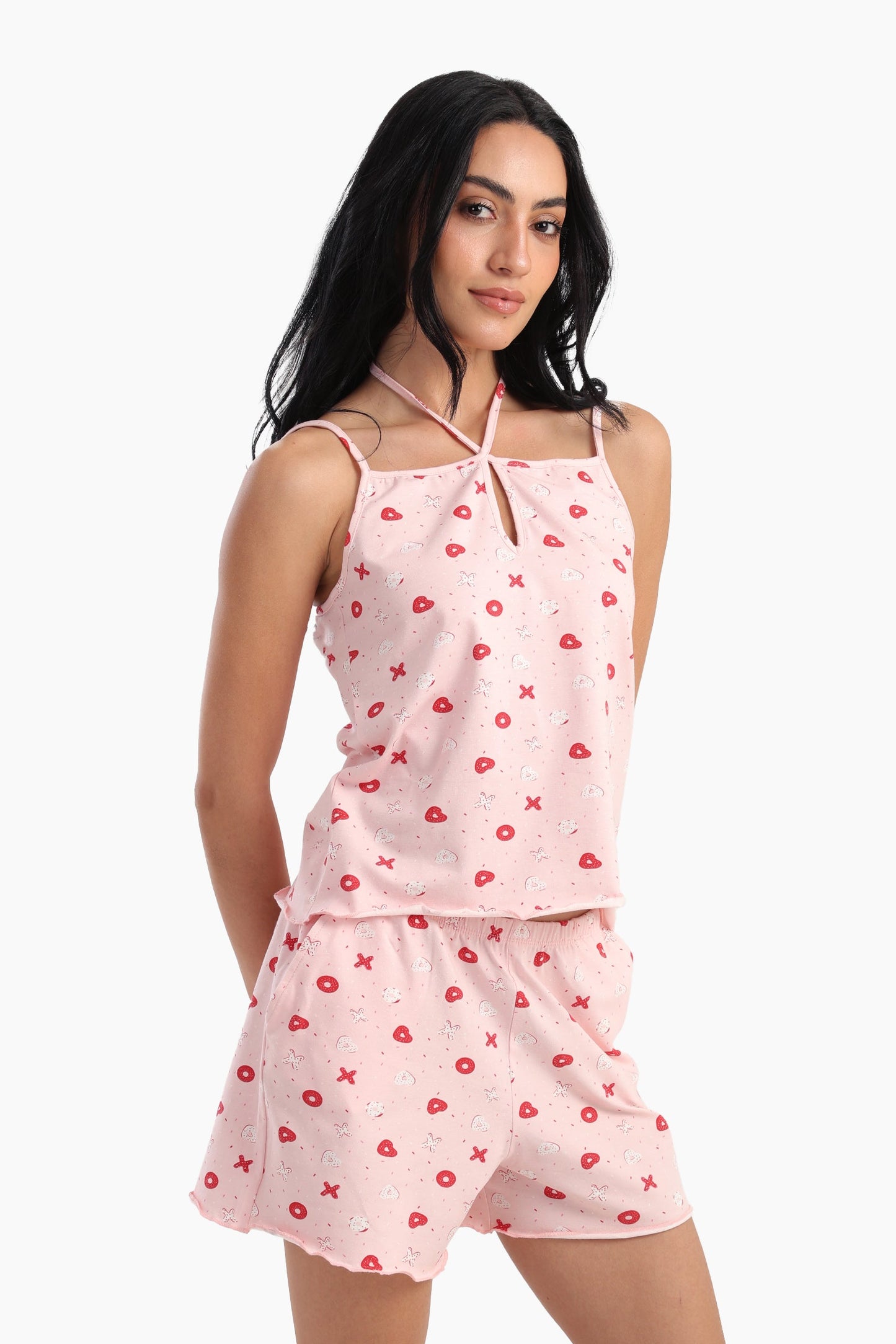 Halter Neck Pyjama Set
