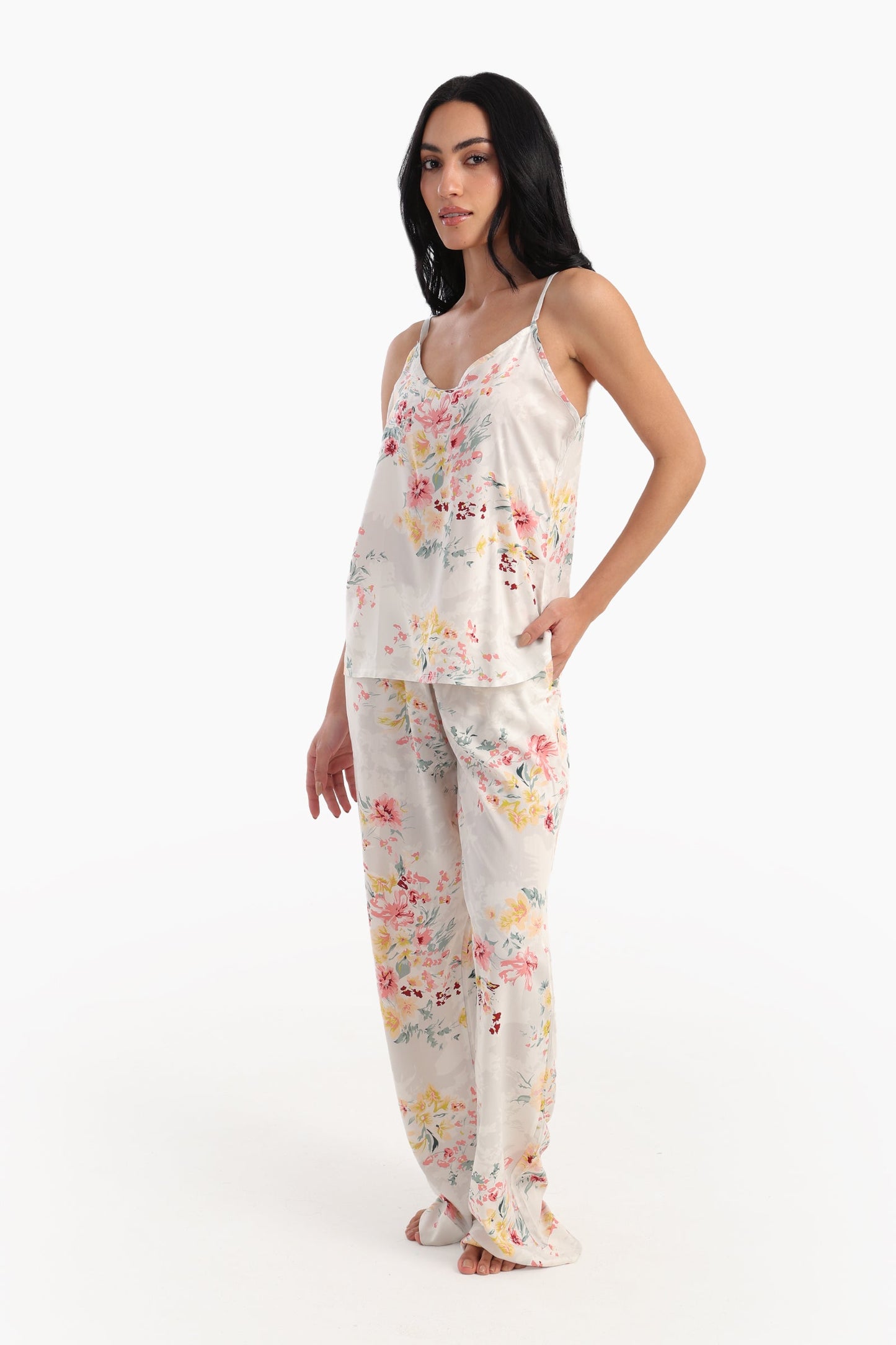 Floral Printed Pyjama Set