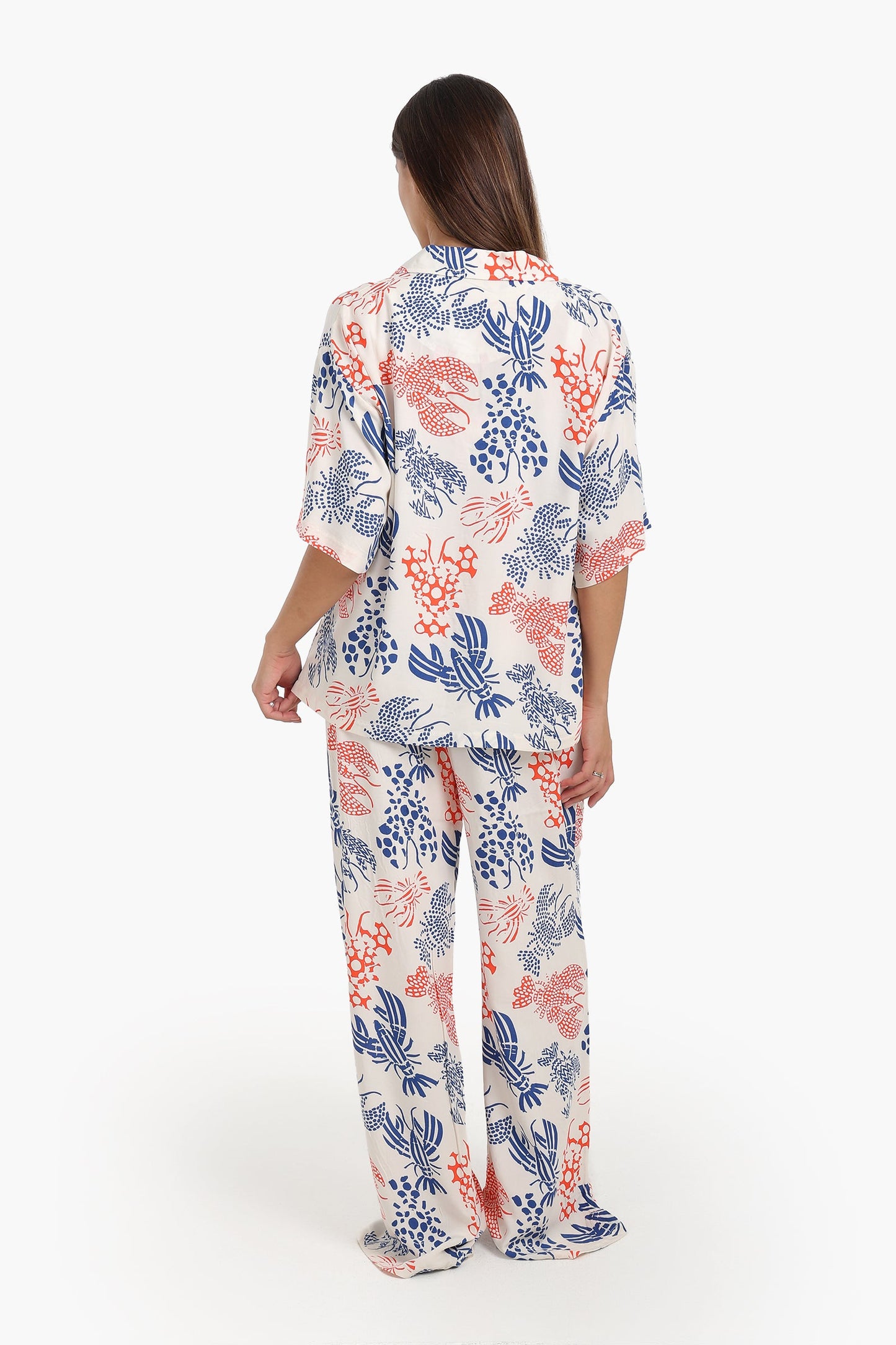 Short Sleeve Printed Pyjama Set