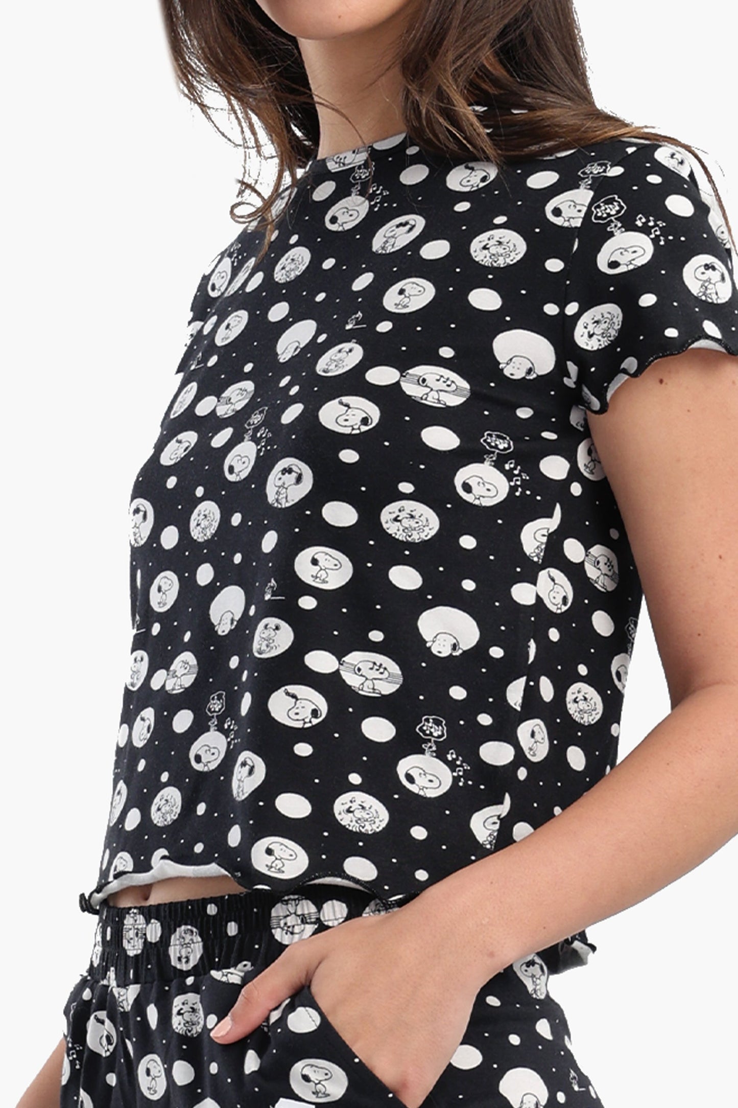 Snoopy Printed Pyjama Set