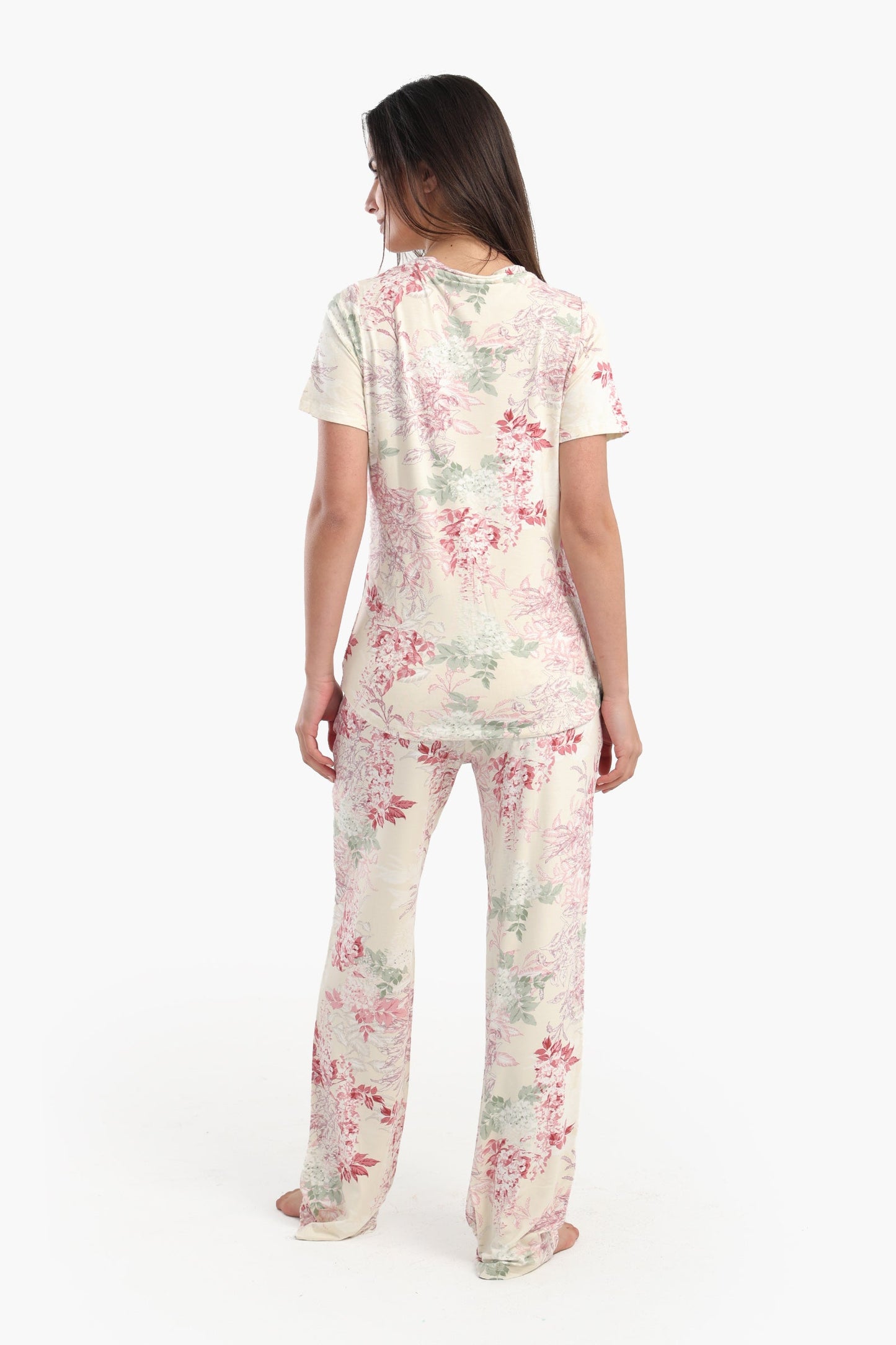 All Over Floral Print Pyjama Set