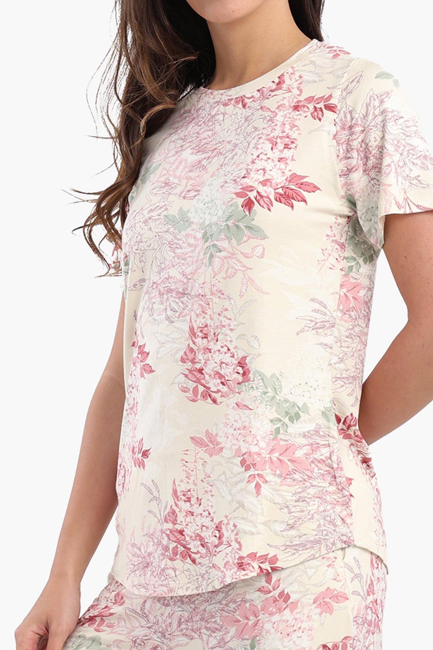 All Over Floral Print Pyjama Set