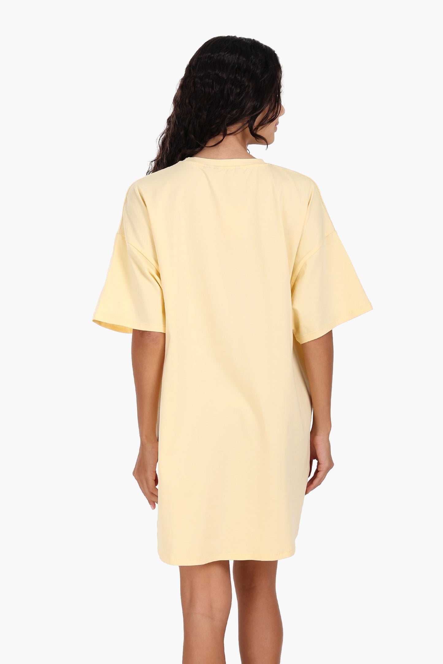 Light Yellow Printed Nightgown