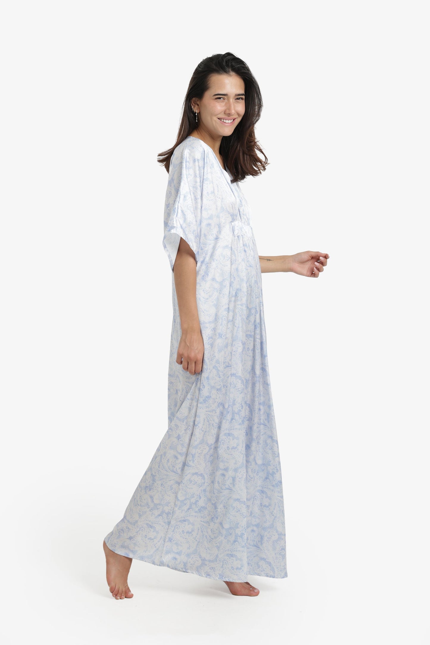 Comfortable V-Neck Nightgown
