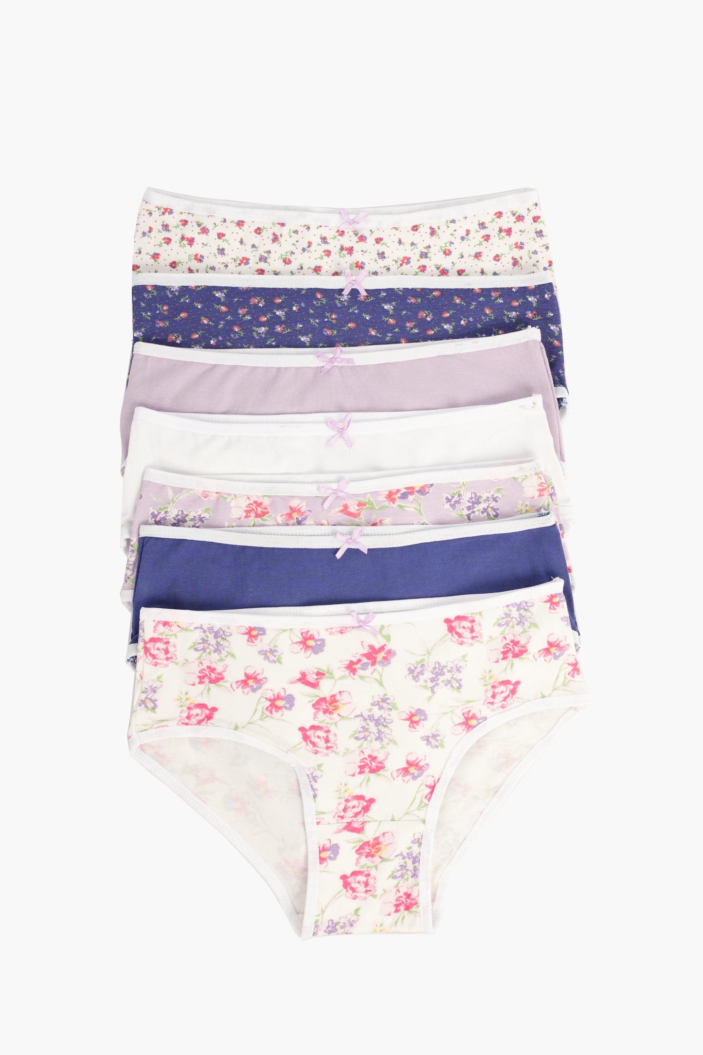 Pack of 7 Colored Brief Panties