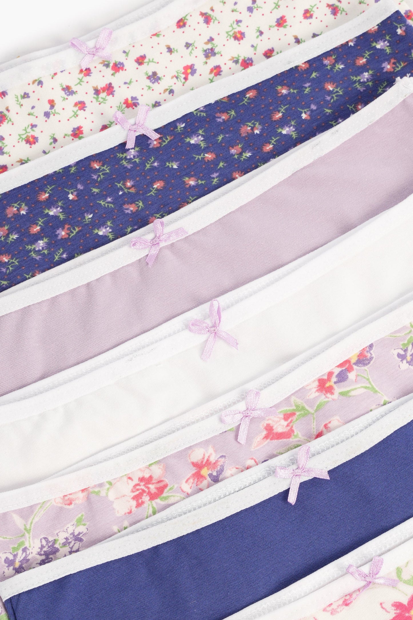 Pack of 7 Colored Brief Panties