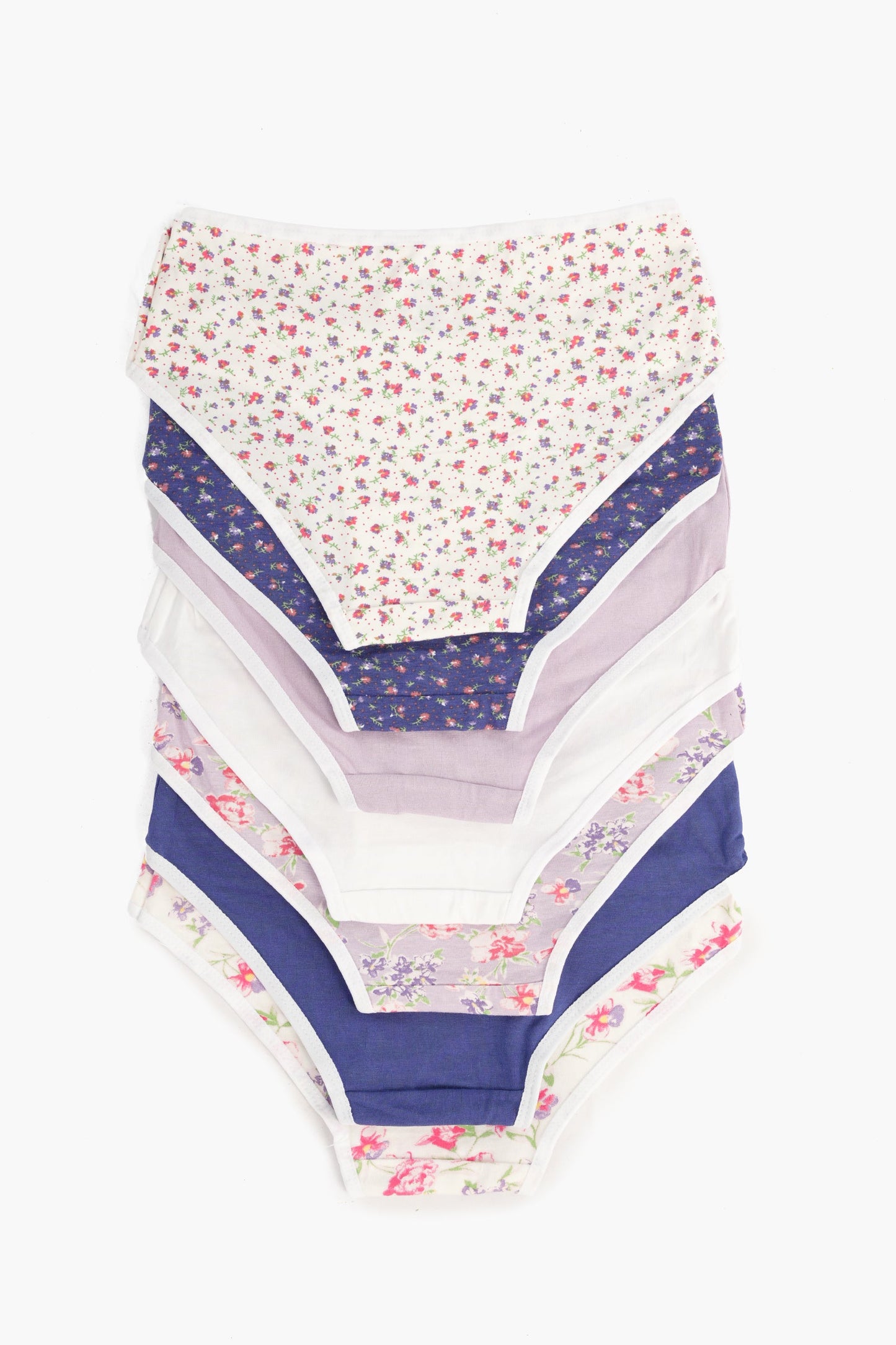 Pack of 7 Colored Brief Panties