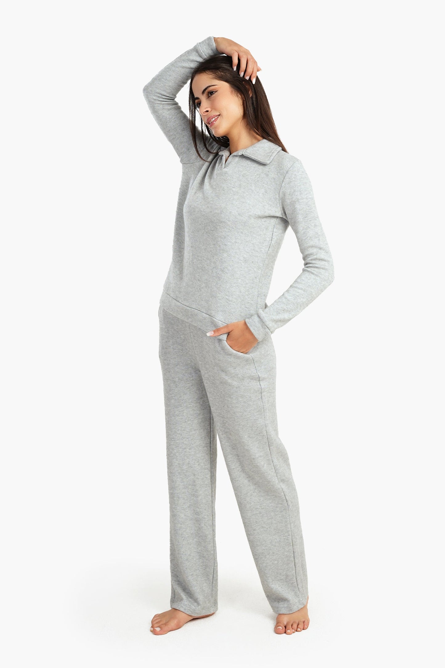 Heather Pattern Pyjama Set