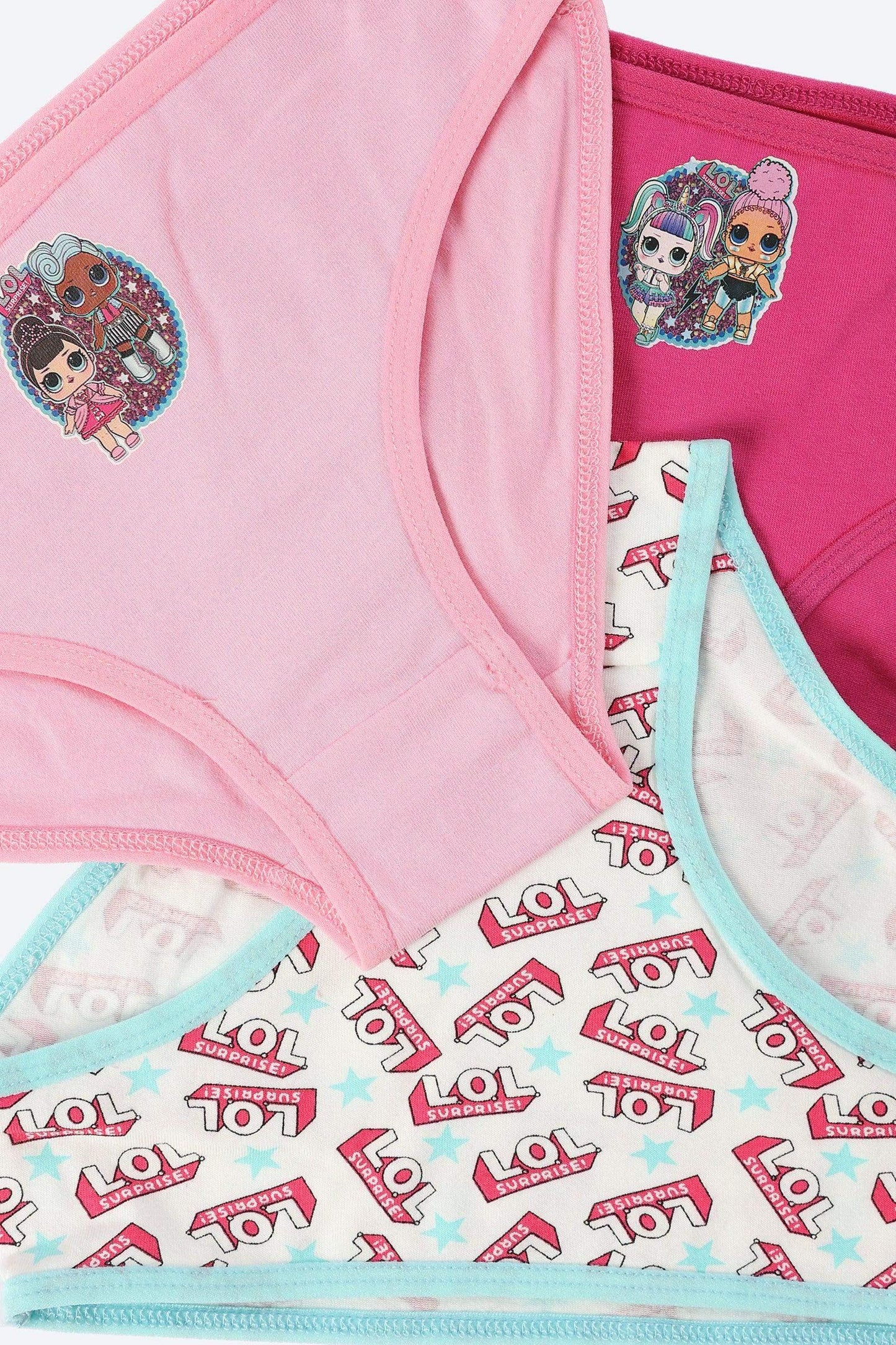 Pack of 3 Girly Brief Panties - Carina - كارينا