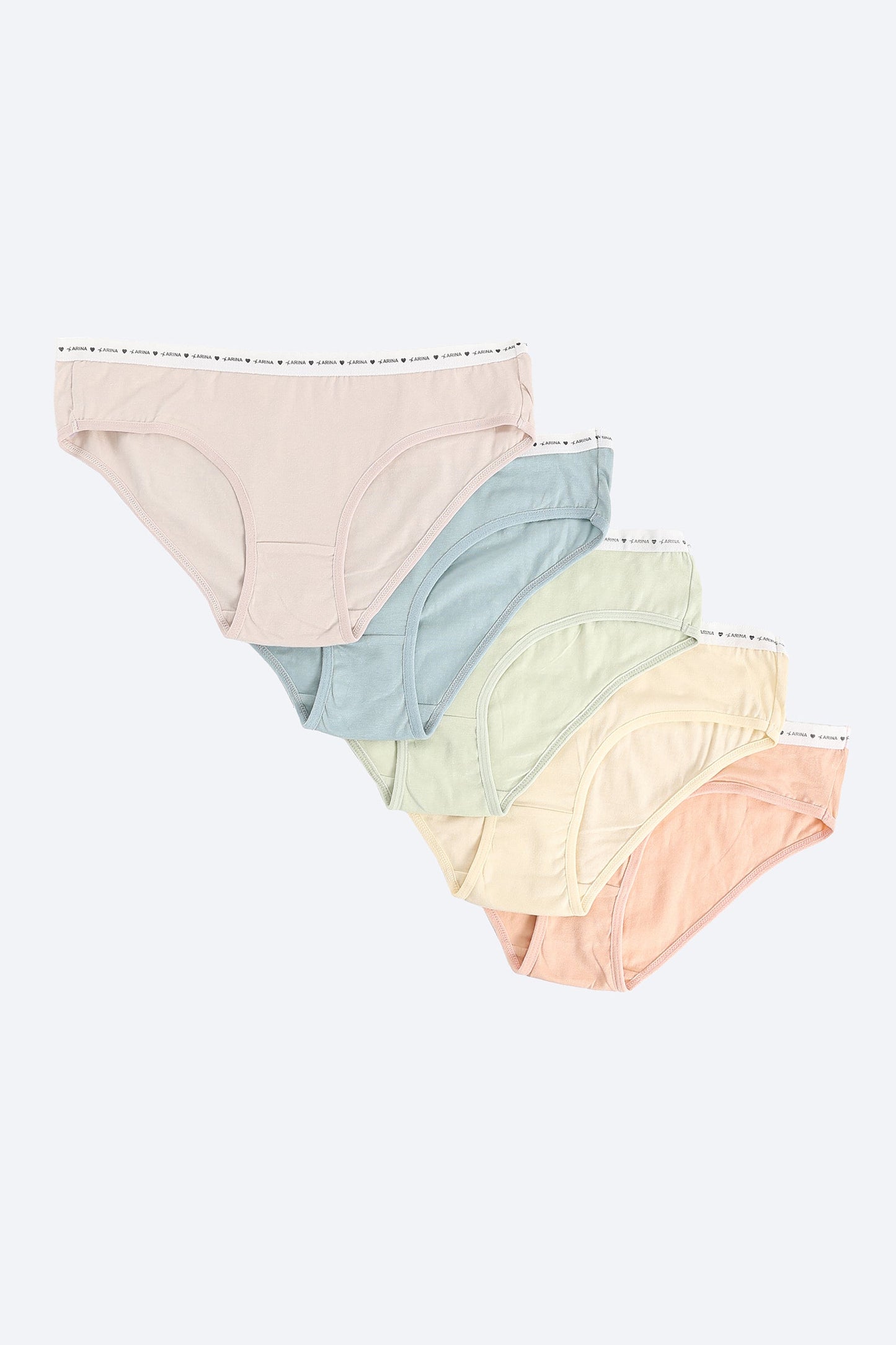 Pack of 5 Colored Brief Panties