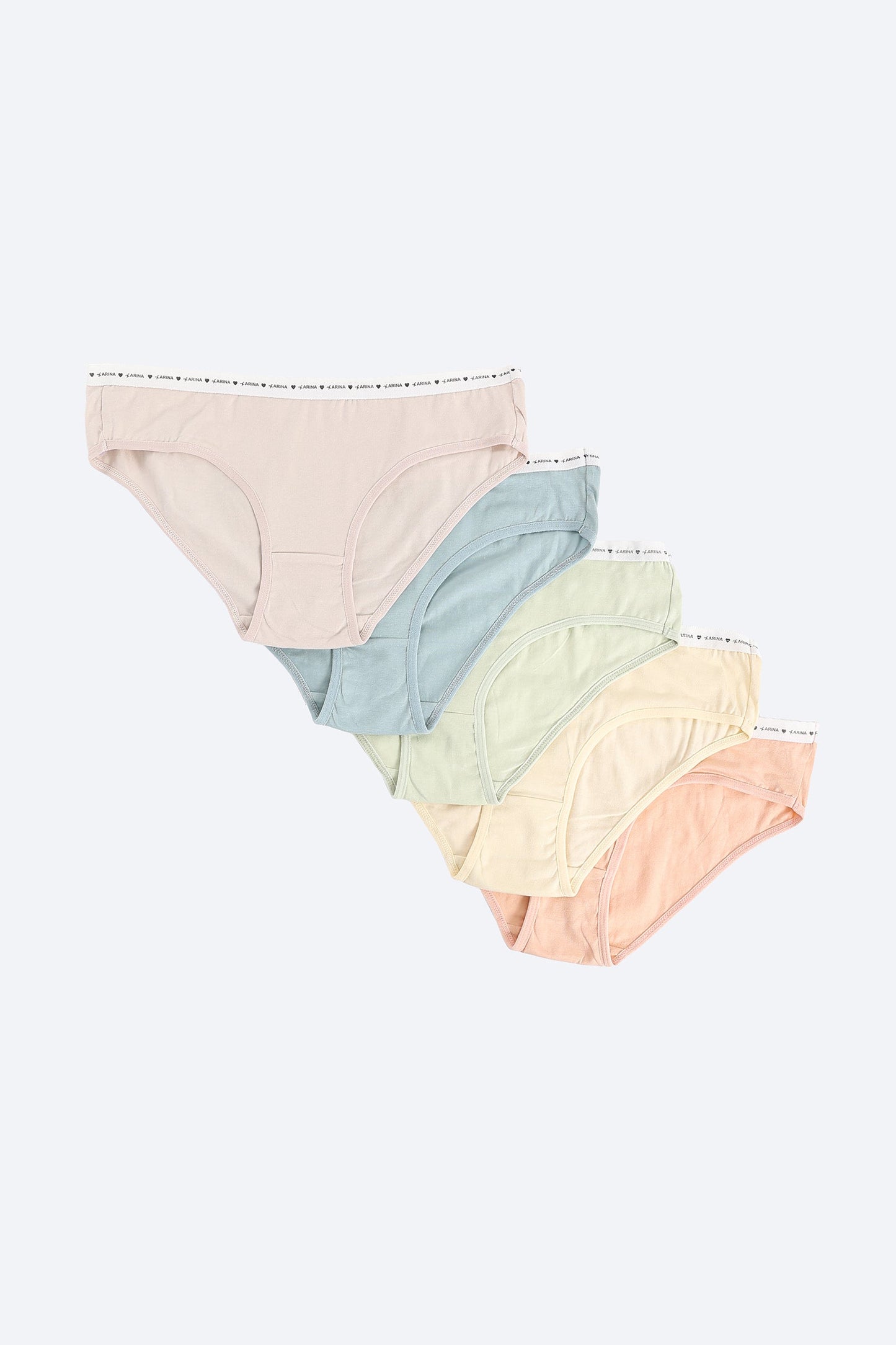 Pack of 5 Colored Bikini Panties
