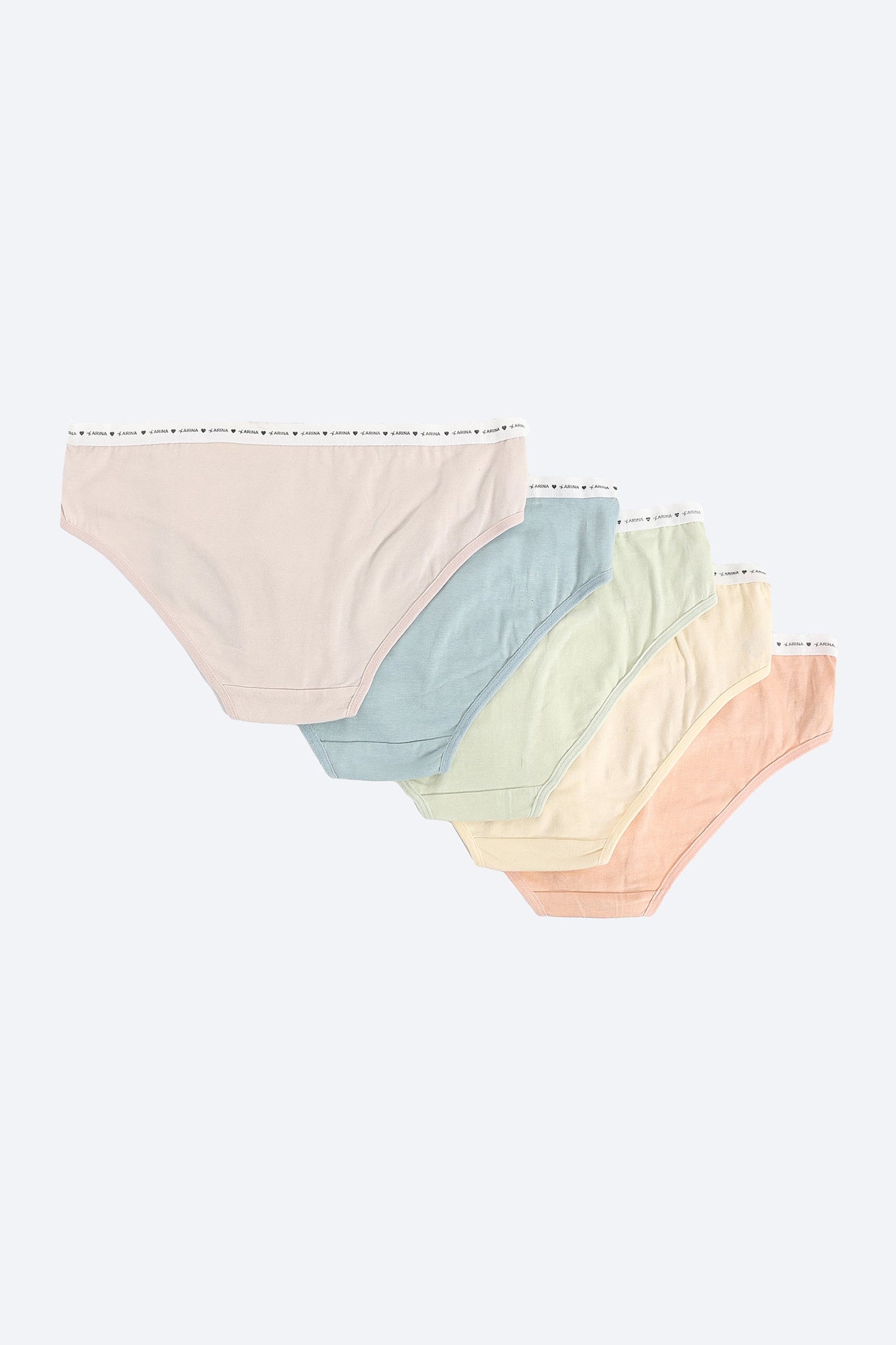 Pack of 5 Colored Brief Panties