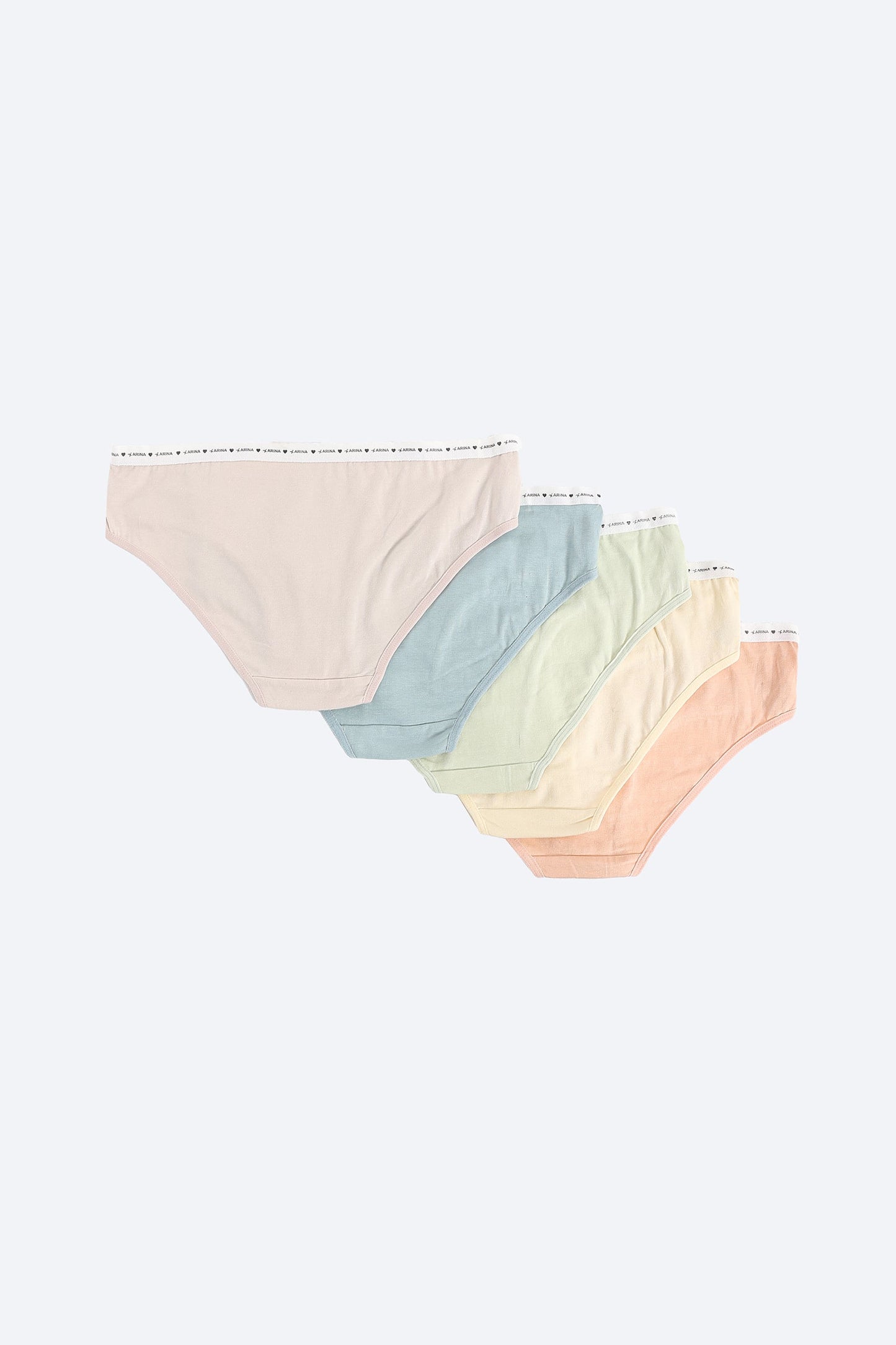 Pack of 5 Colored Bikini Panties