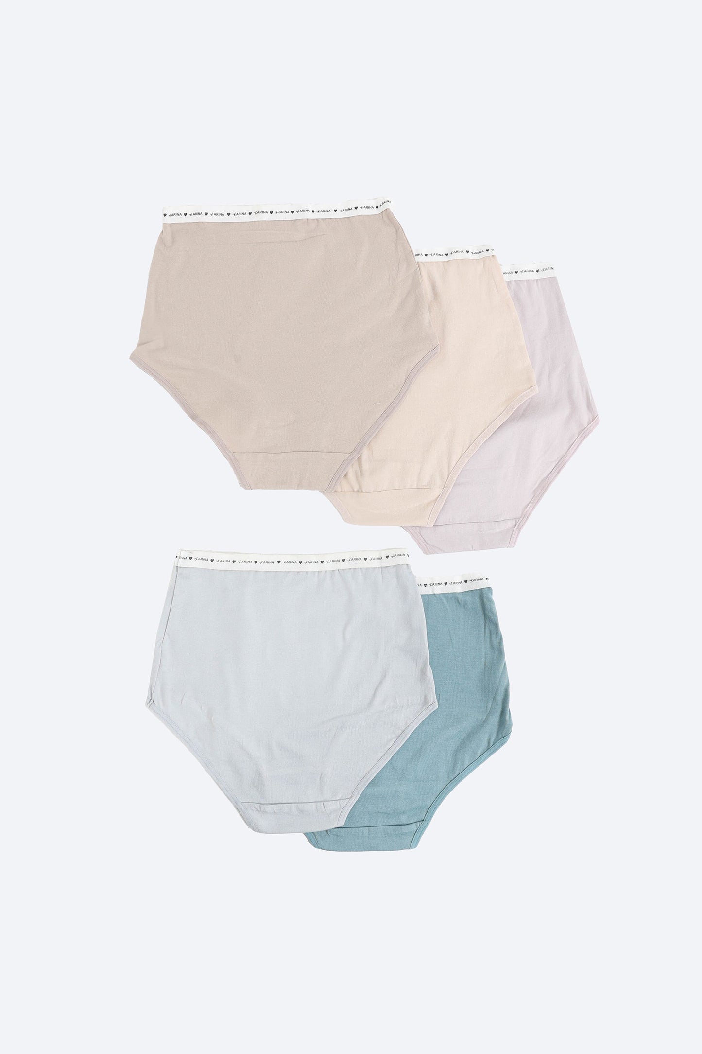 Pack of 5 Colored Full Brief Panties