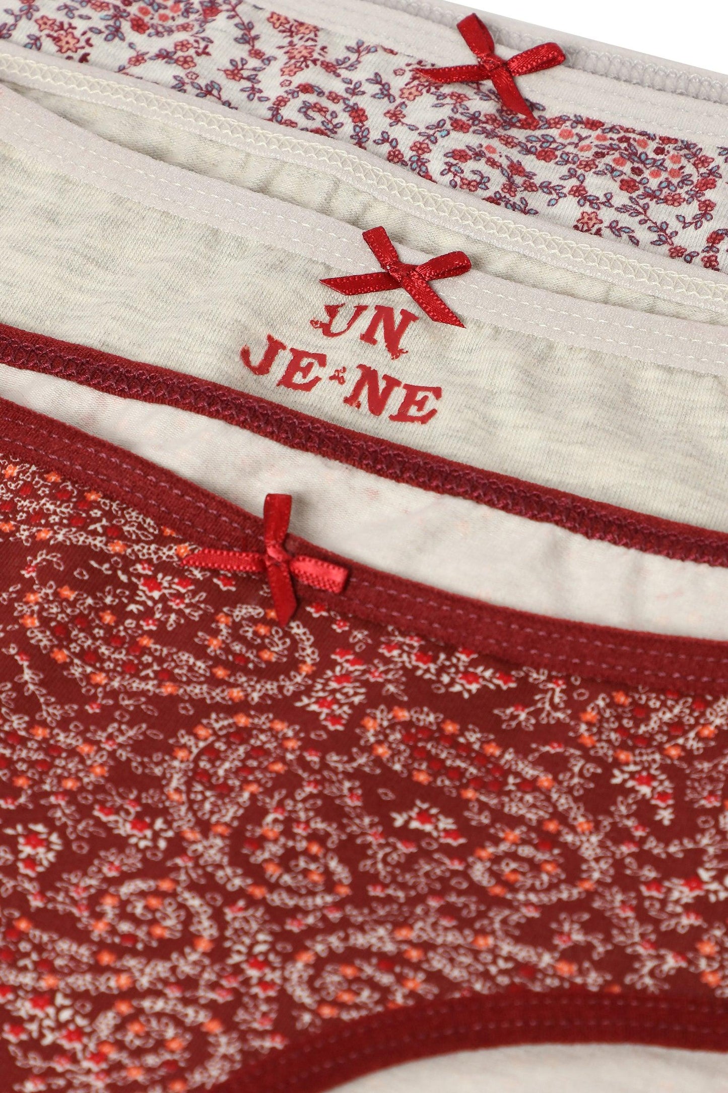 Pack of 3 Cotton Bikini Panties - Carina - كارينا