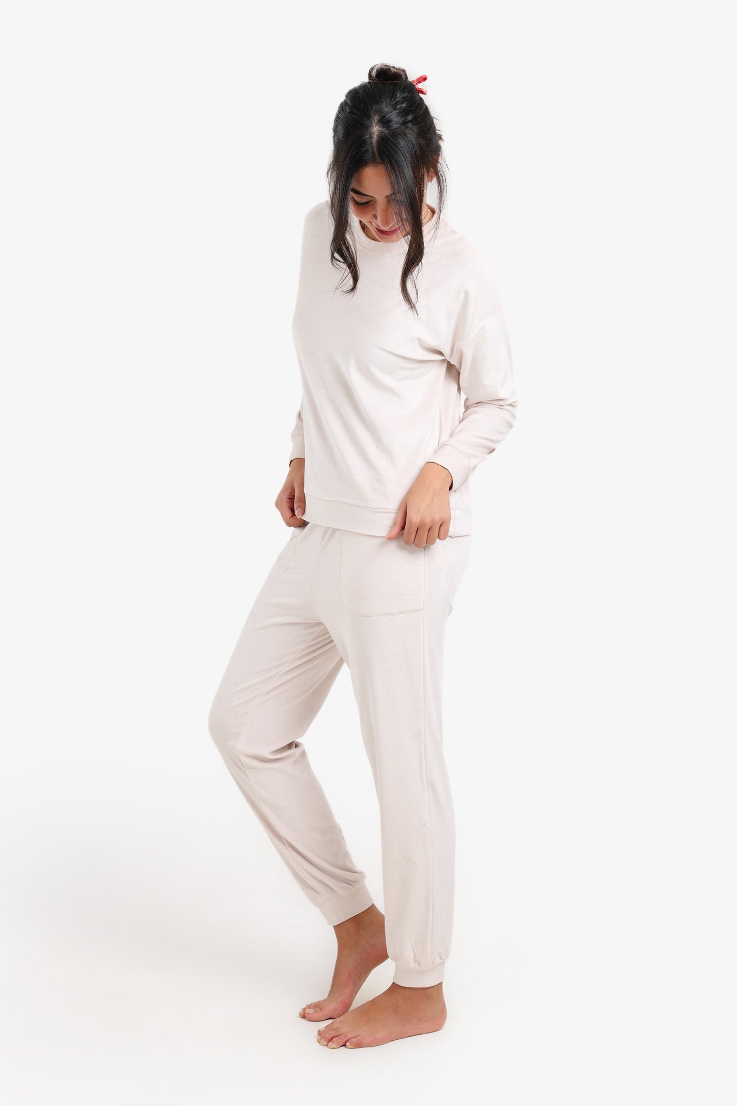 Round Neck Pyjama Set