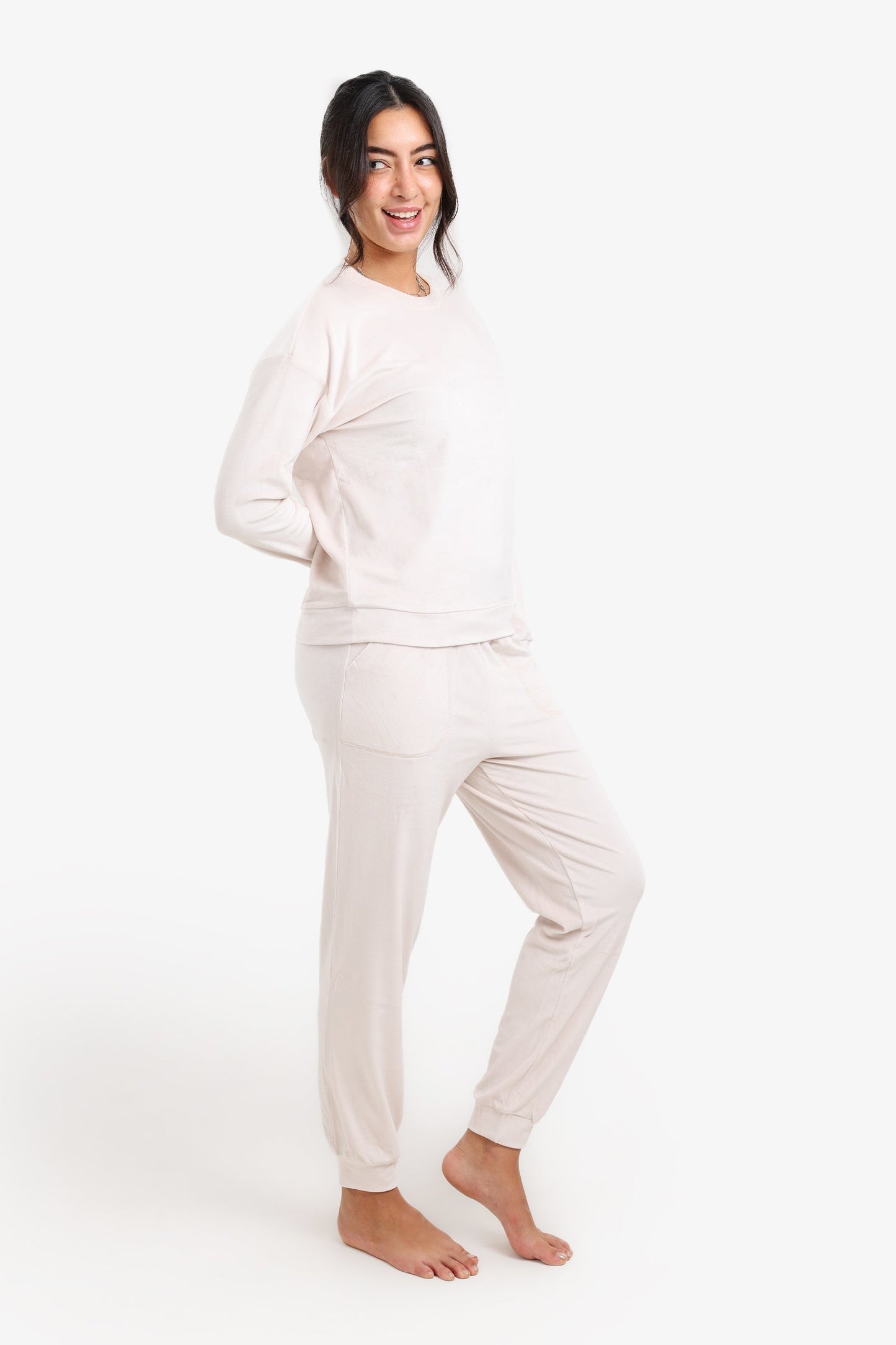 Round Neck Pyjama Set