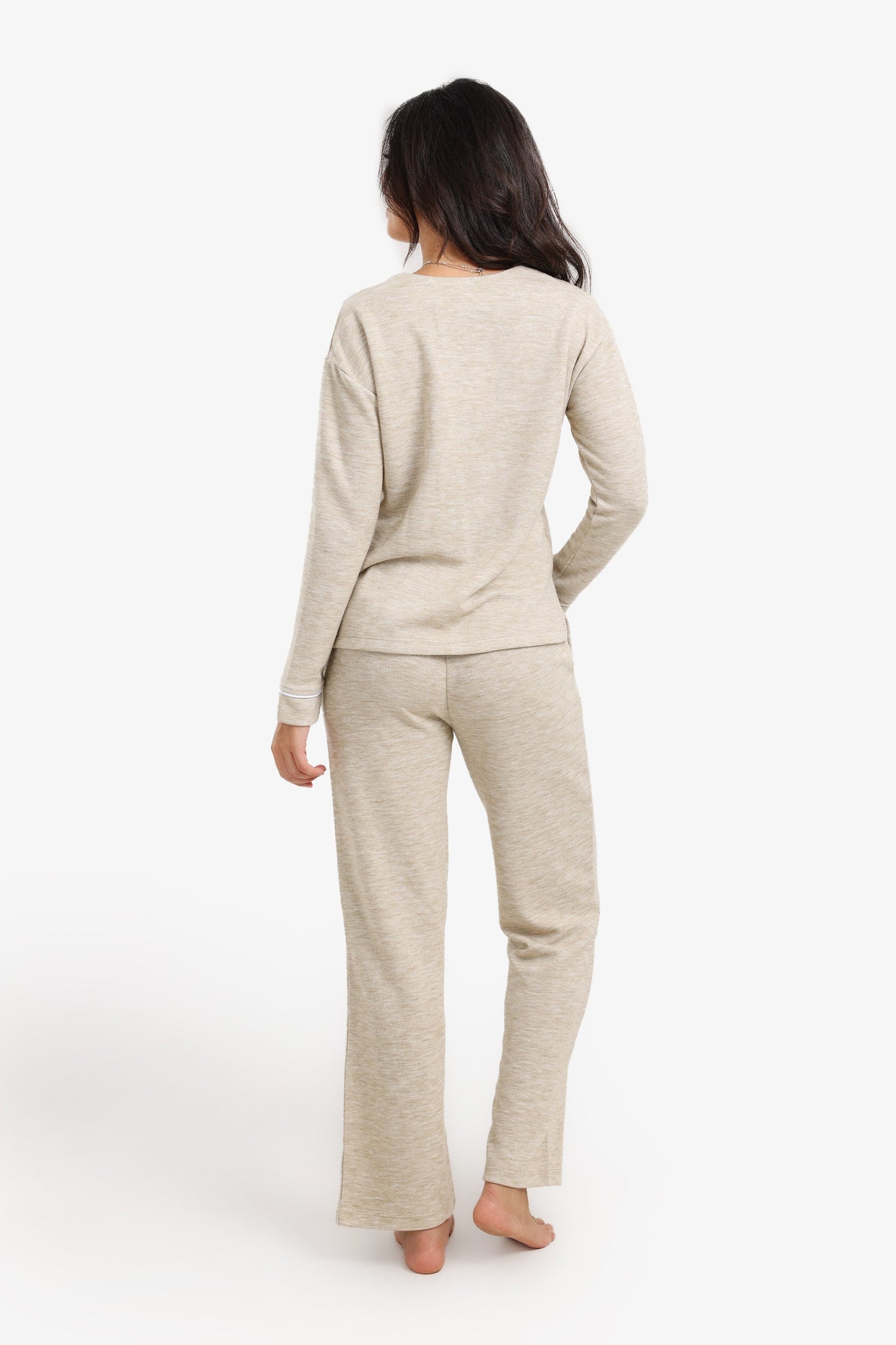 Self Pattern Pyjama Set