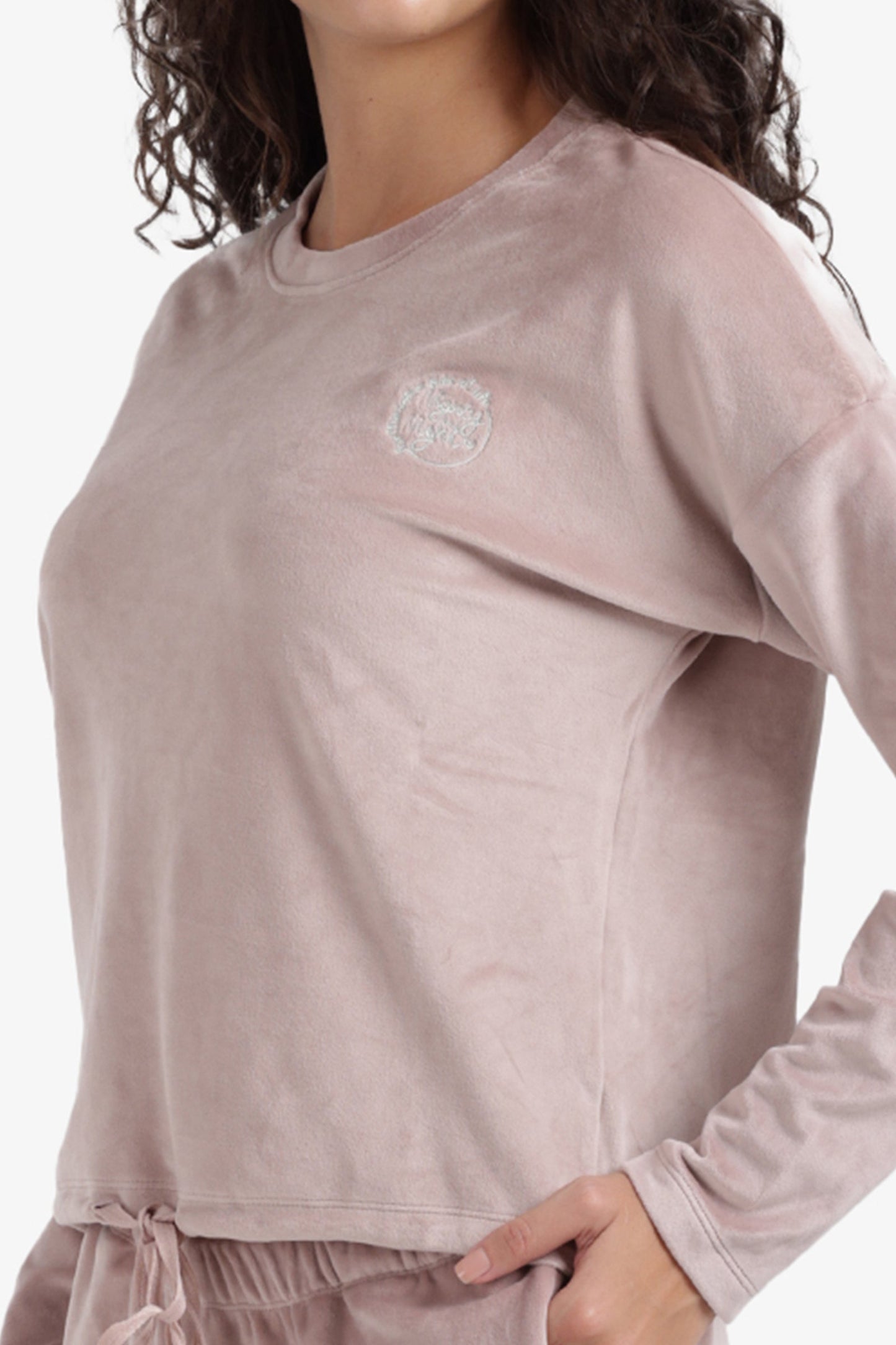 Embroidered Logo Pyjama Set