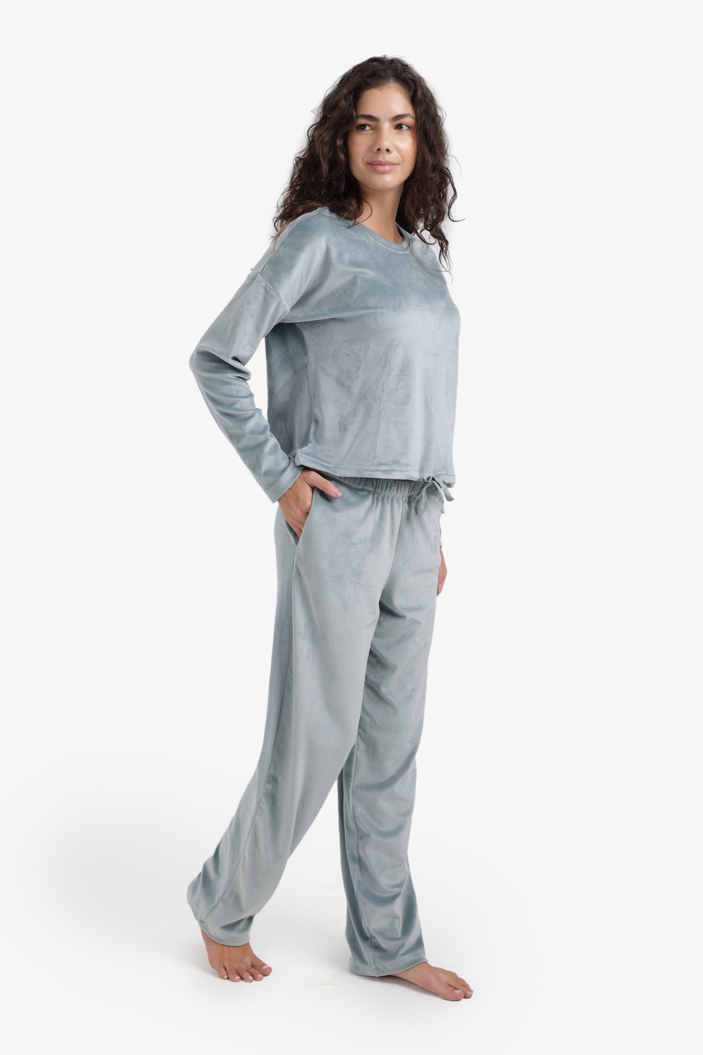 Embroidered Logo Pyjama Set