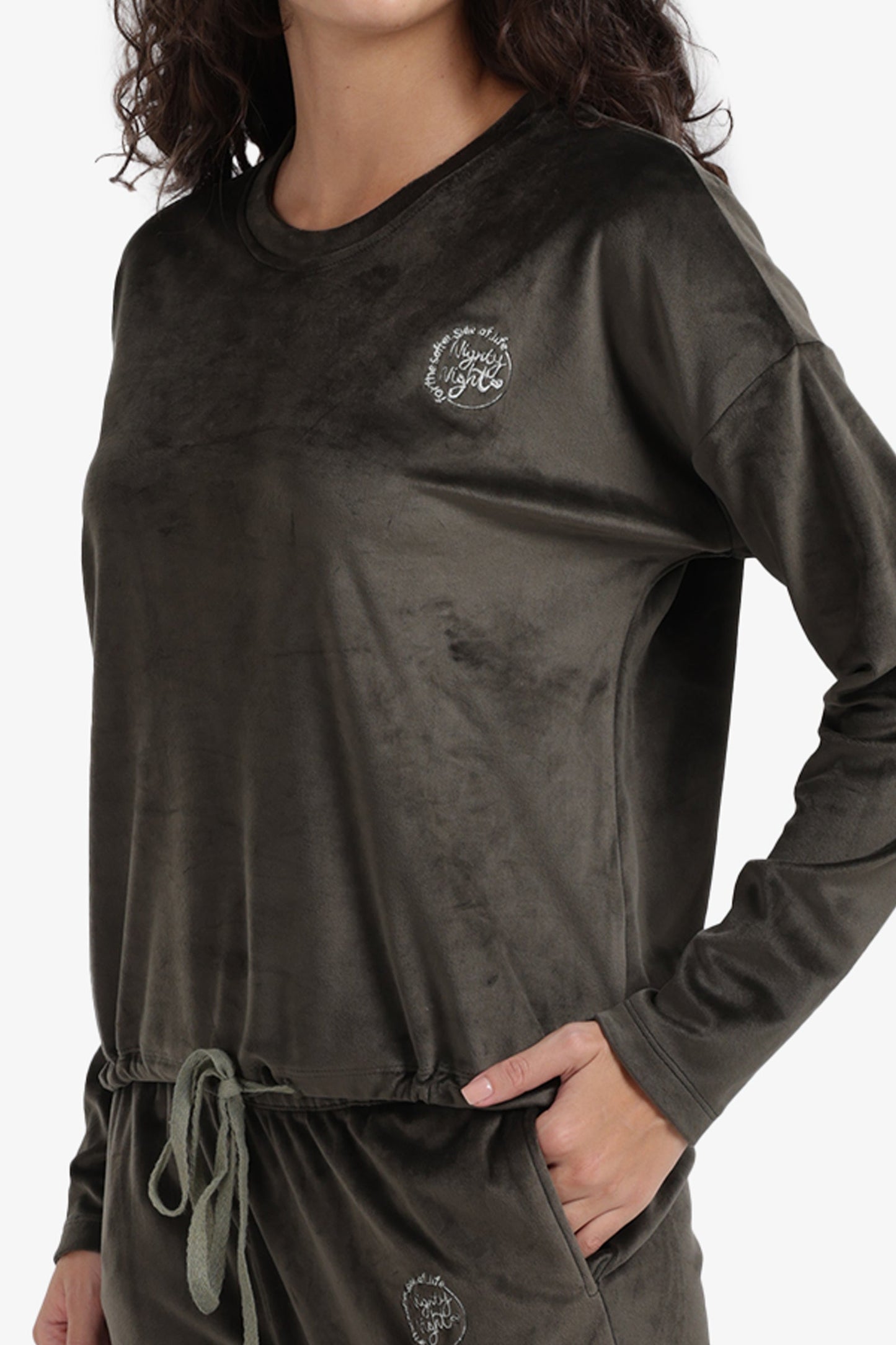 Embroidered Logo Pyjama Set