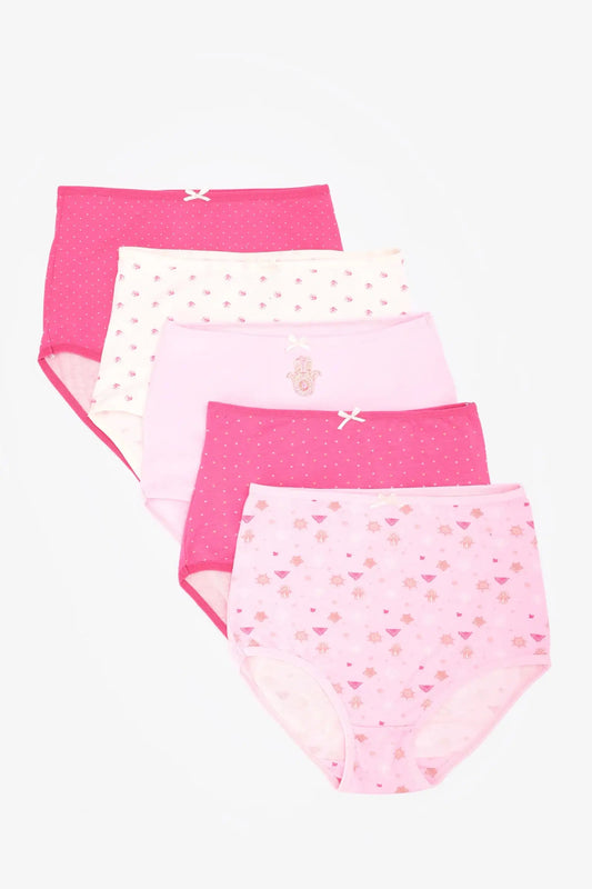 Pack of 5 Colored Full Brief Panties