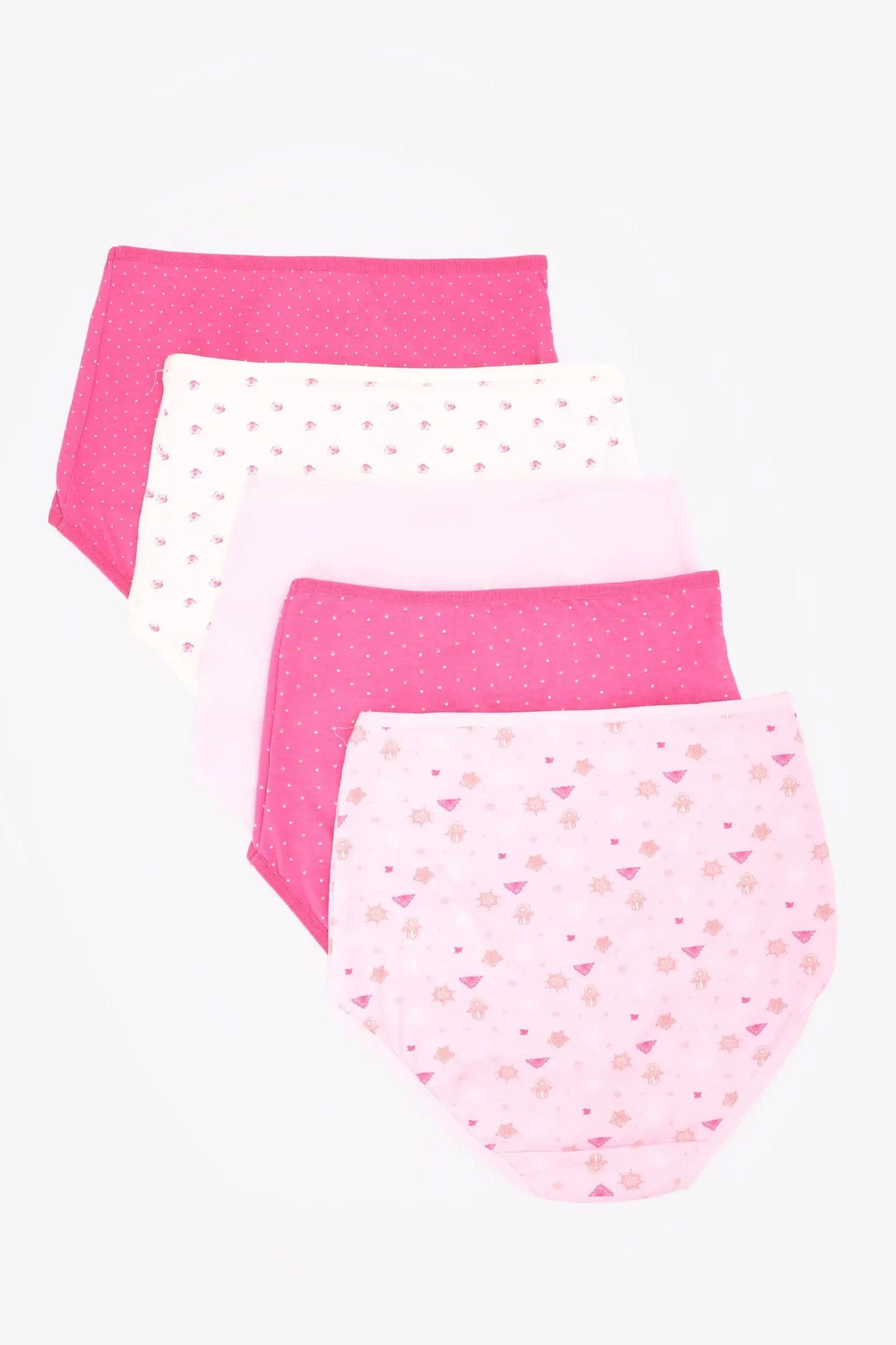 Pack of 5 Colored Full Brief Panties