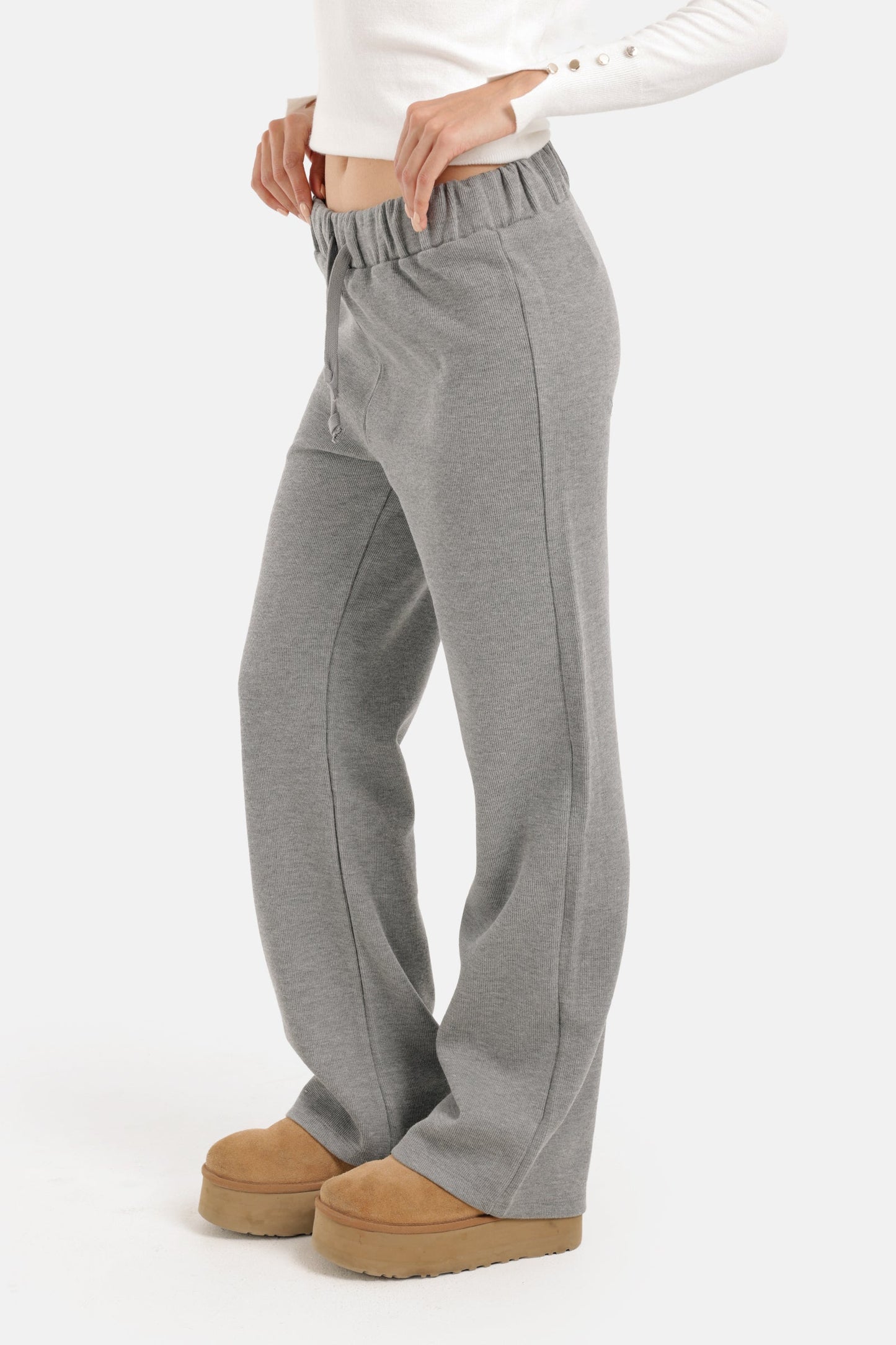Lounge Pants with Elastic Waist