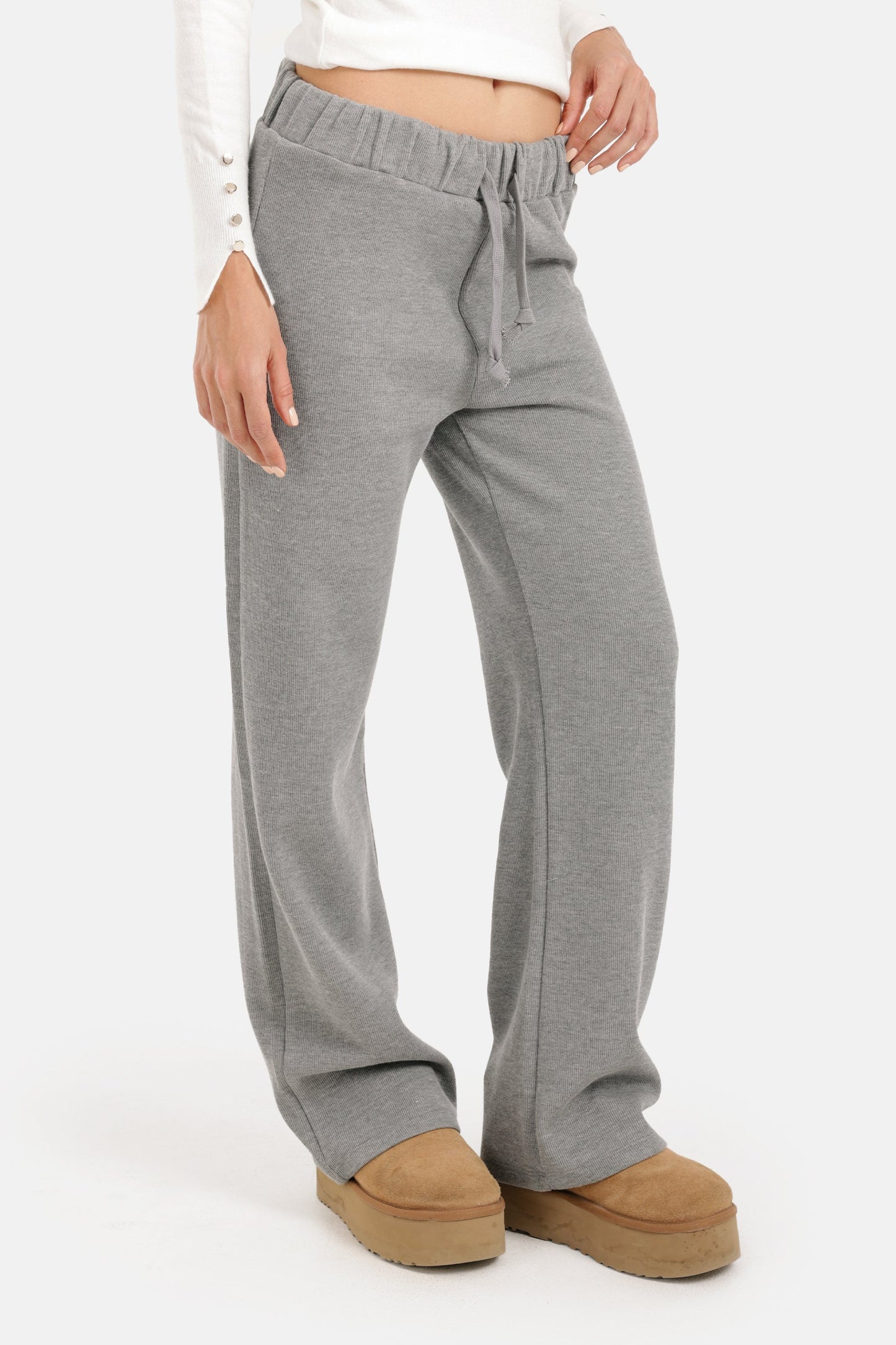 Lounge Pants with Elastic Waist