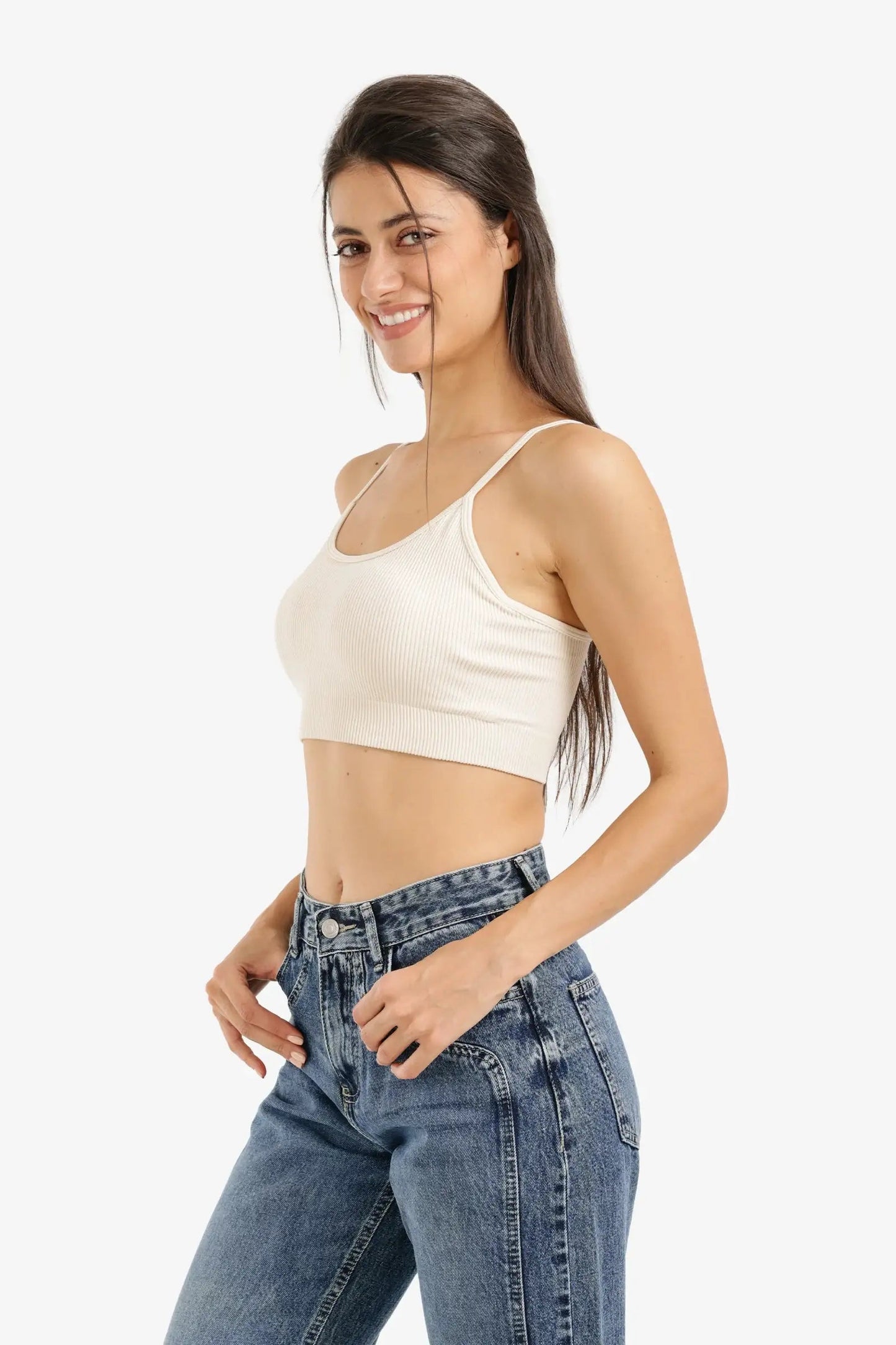 Plunge Round Neck Soft Bra