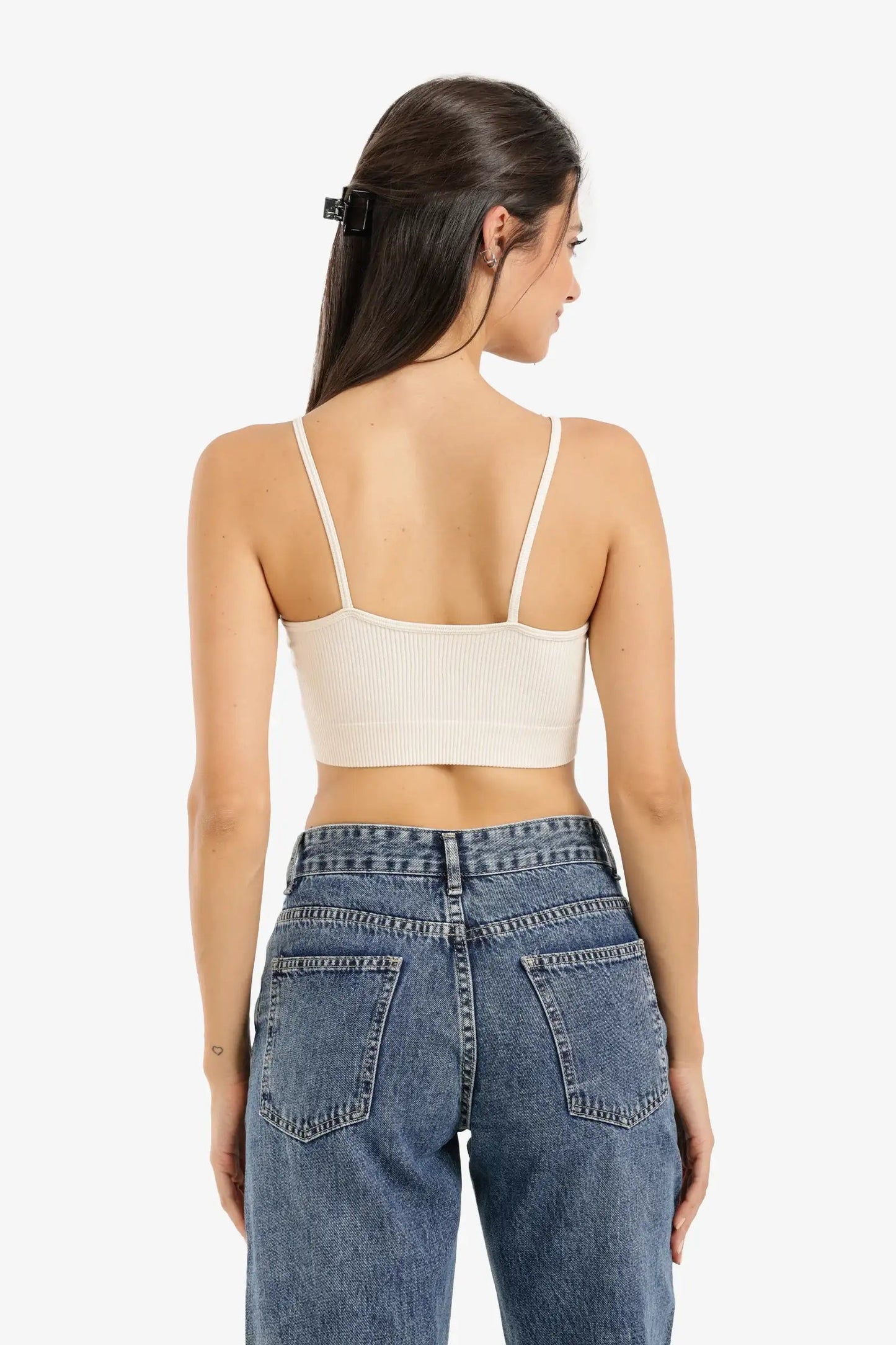 Plunge Round Neck Soft Bra