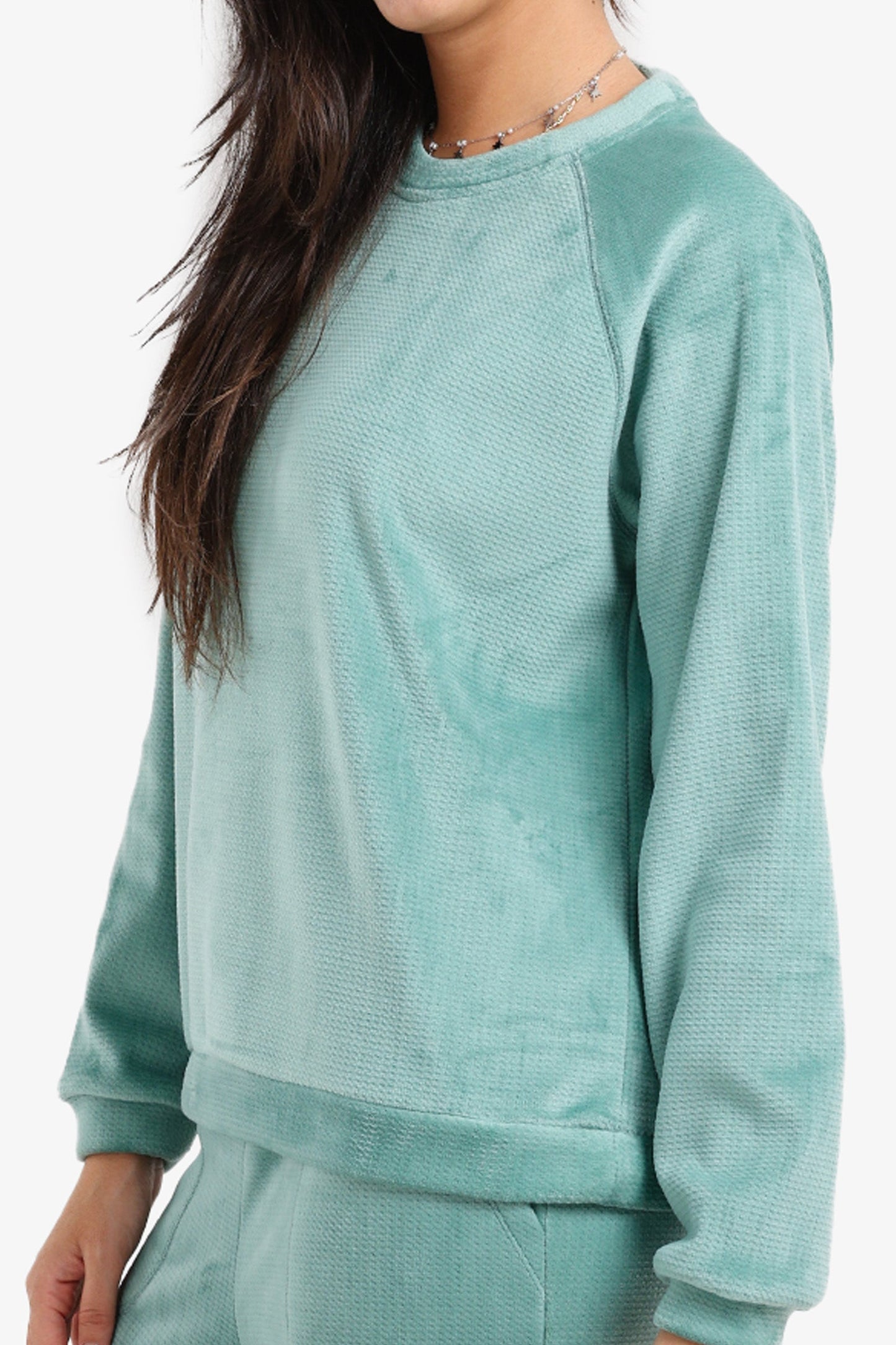 Textured Pattern Pyjama Set