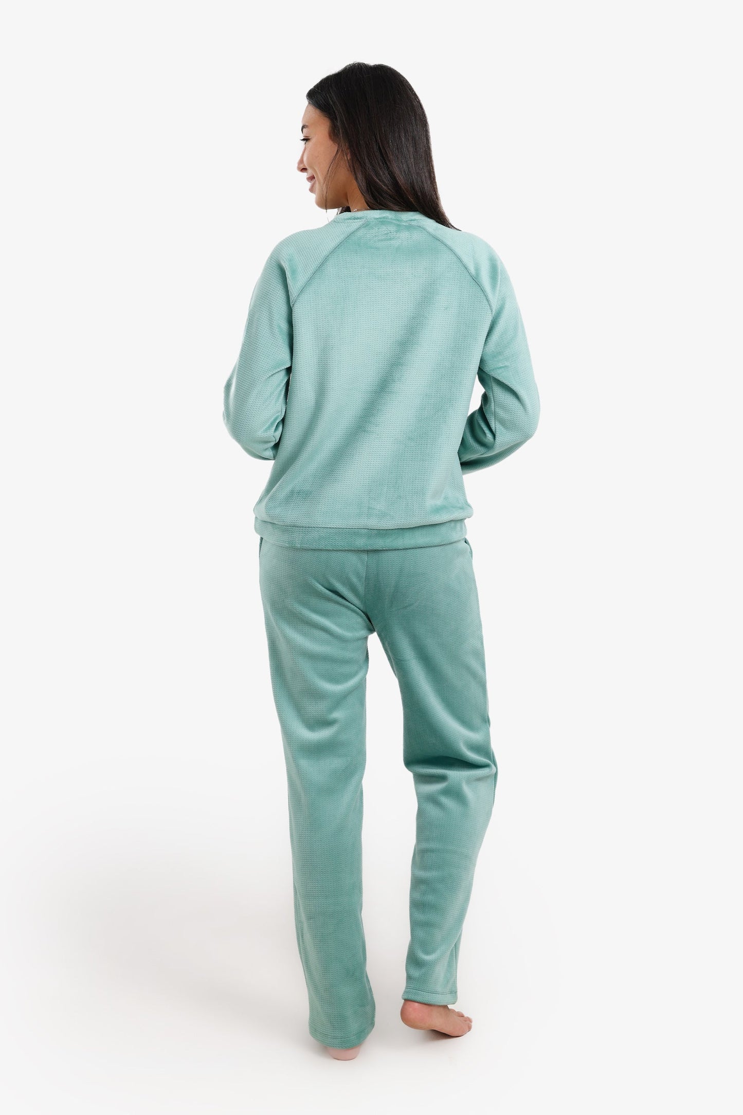 Textured Pattern Pyjama Set
