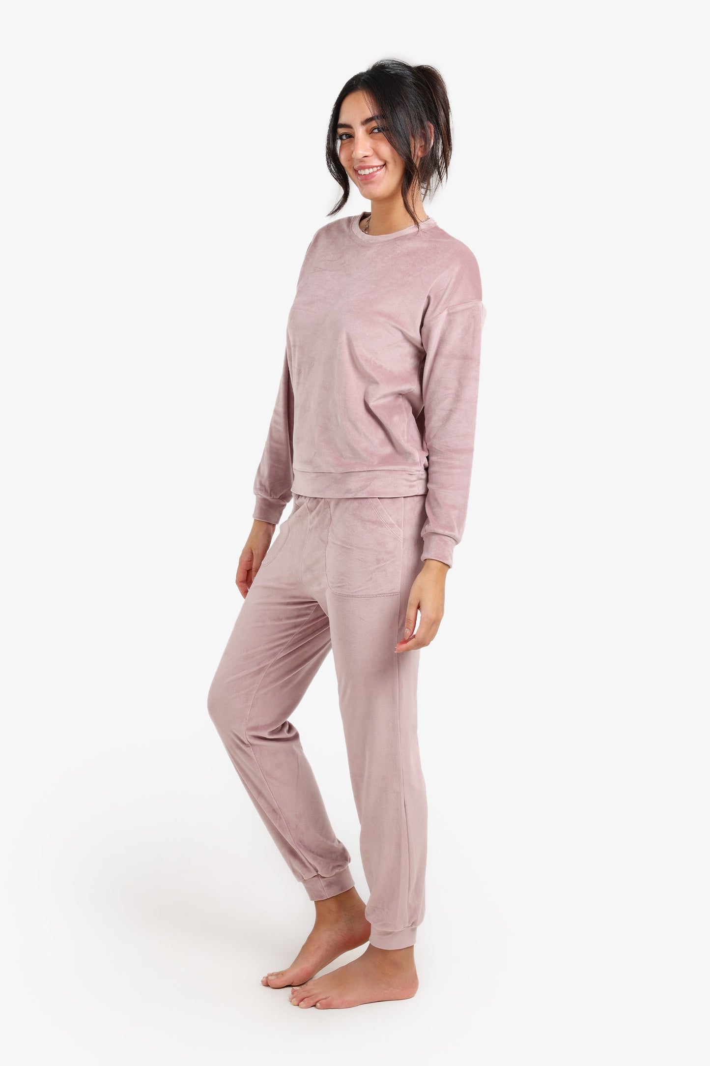 Round Neck Pyjama Set