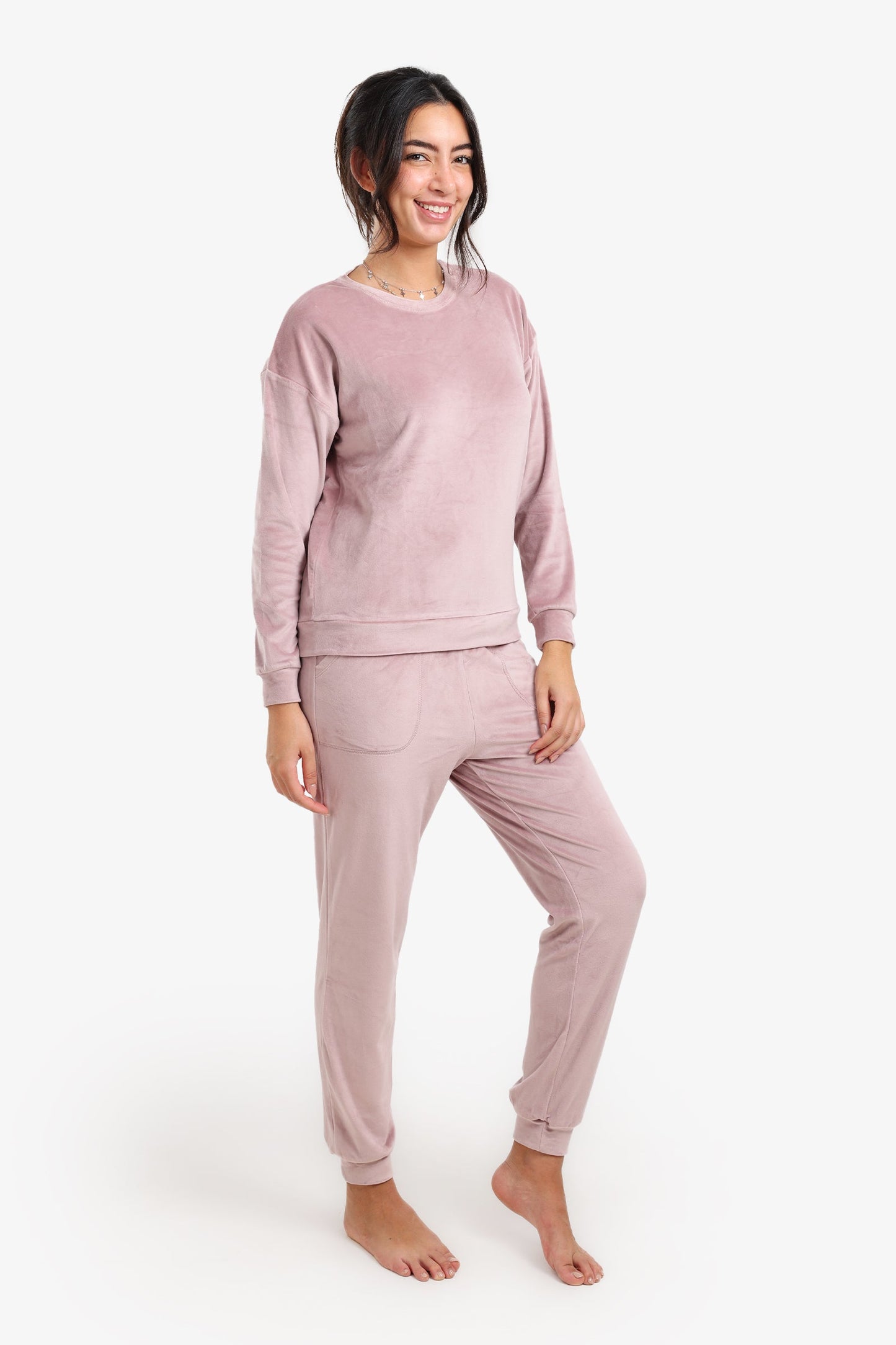 Round Neck Pyjama Set