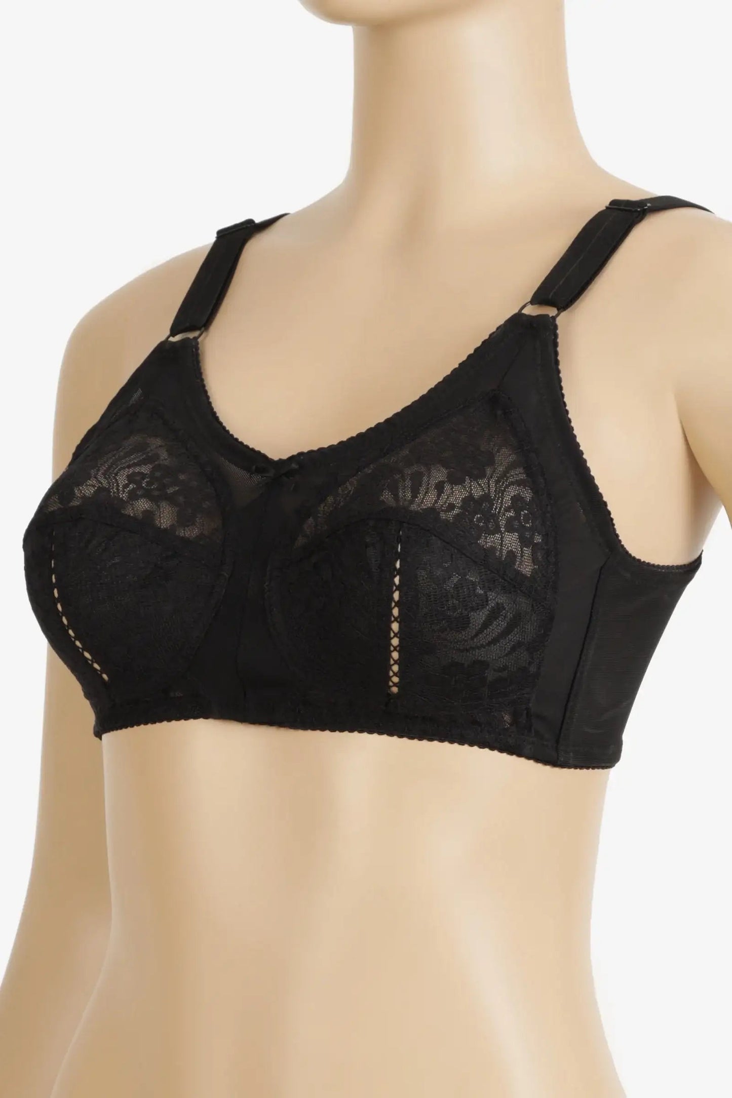 Minimizer Bra with Lace
