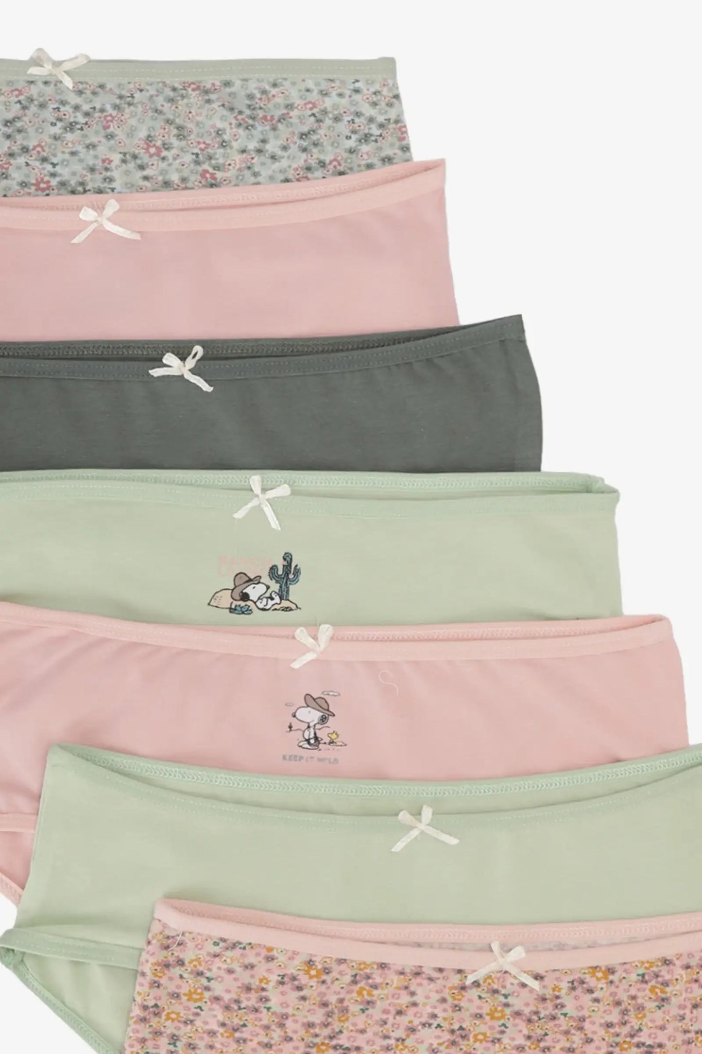 Pack of 7 Colored Brief Panties