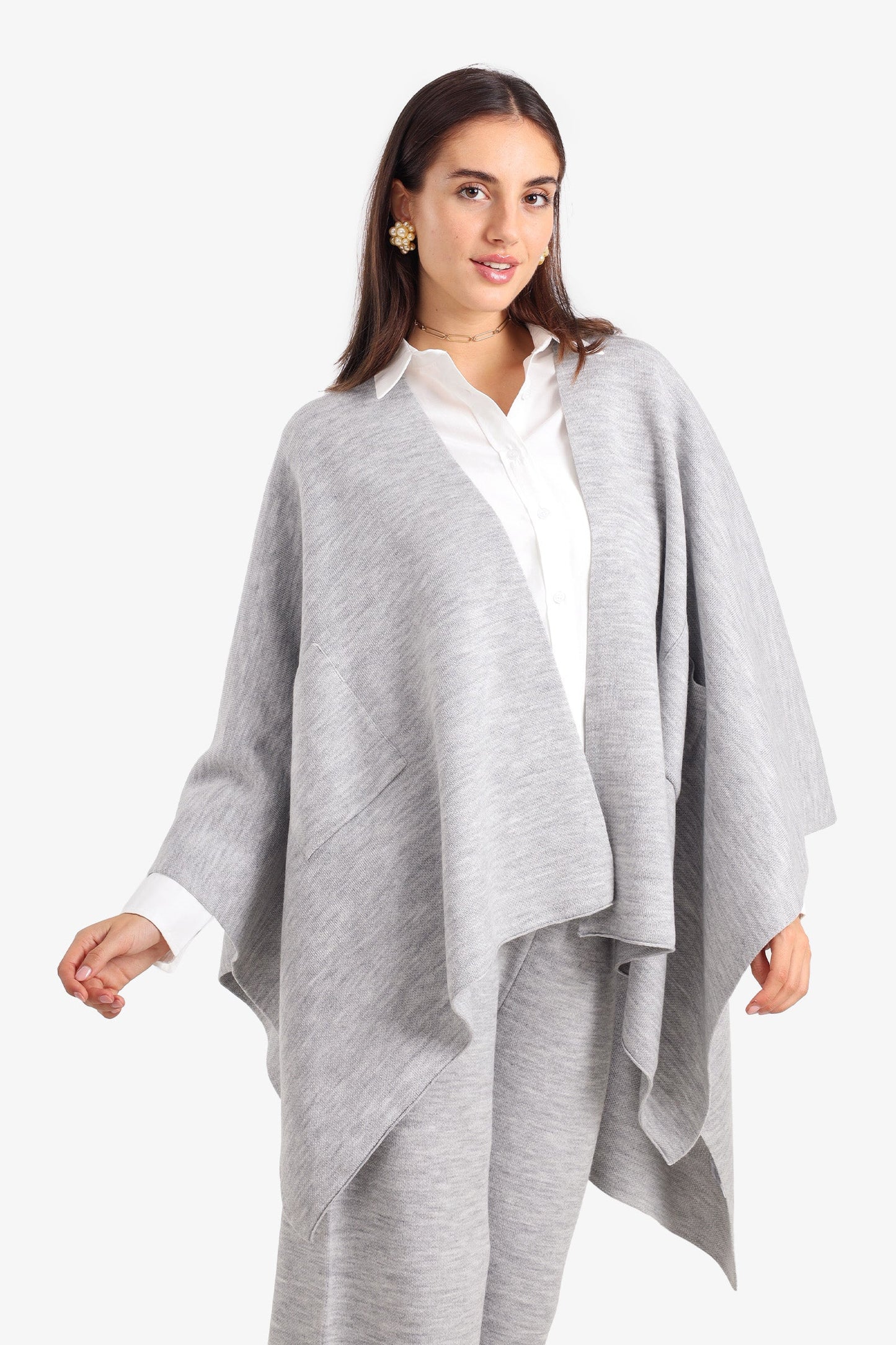 Lounge Poncho with Pockets