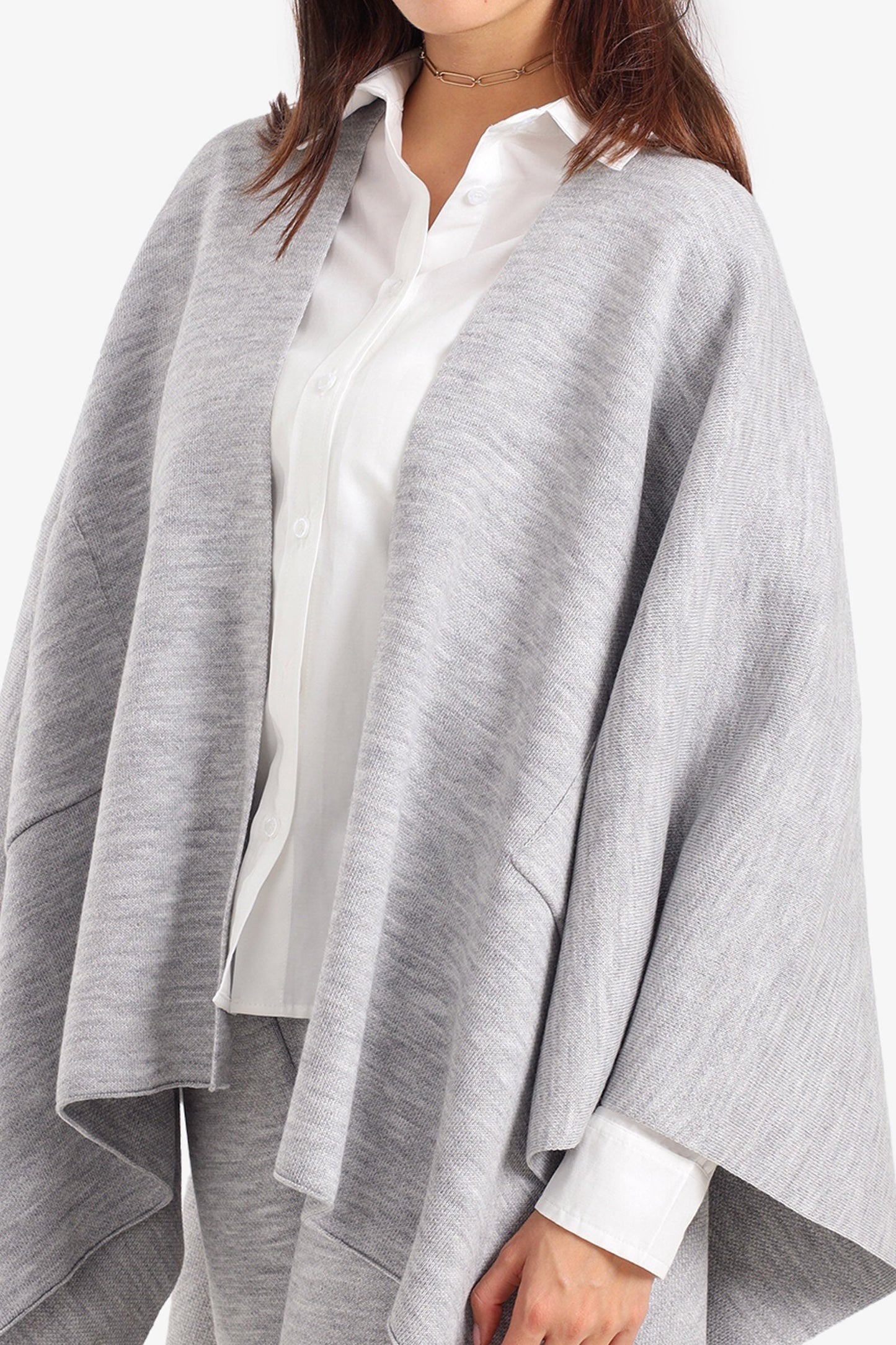 Lounge Poncho with Pockets